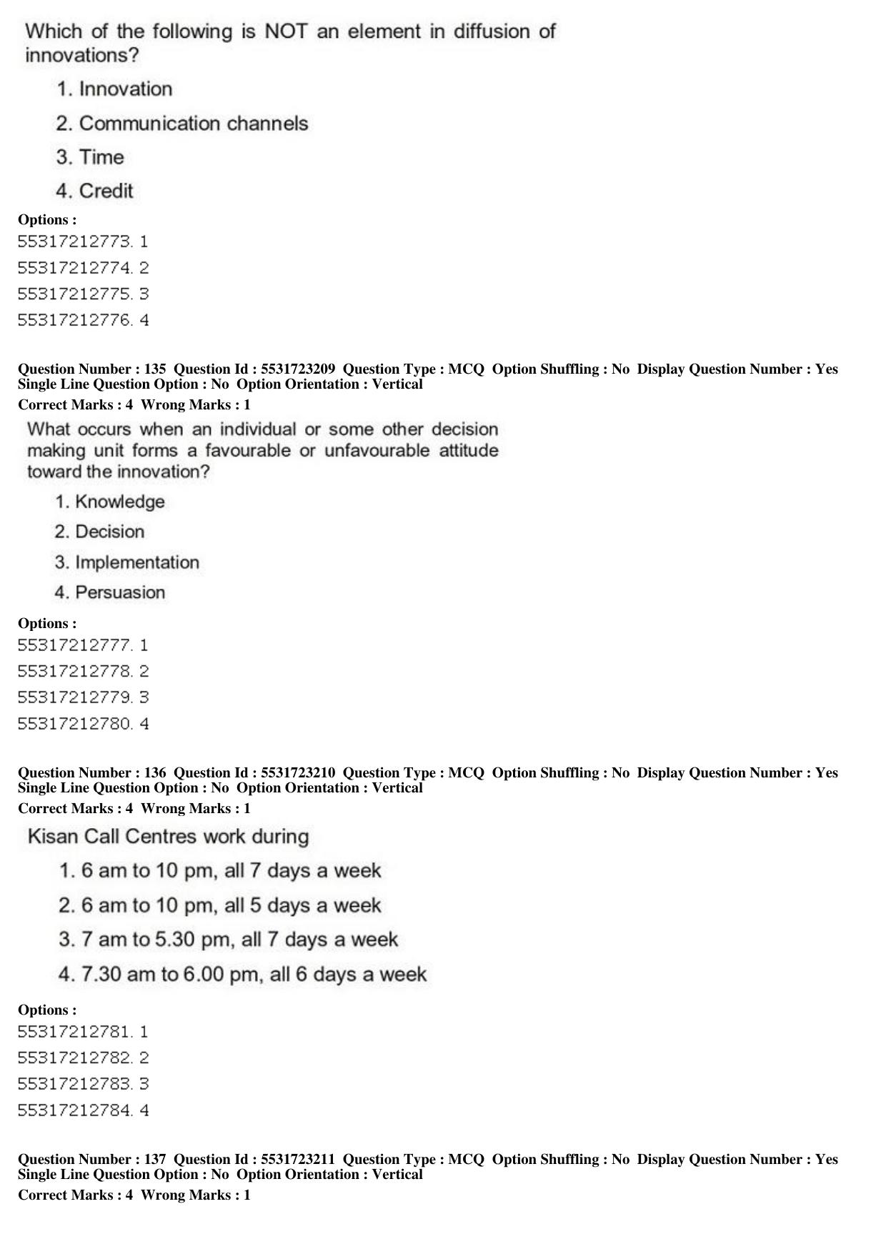 ICAR AIEEA PG 2019 SOCIAL SCIENCES Question Paper - Page 50