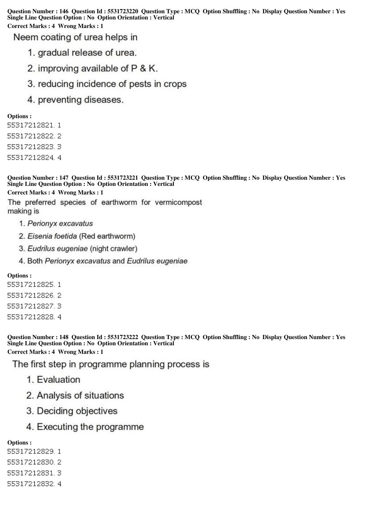 ICAR AIEEA PG 2019 SOCIAL SCIENCES Question Paper - Page 54