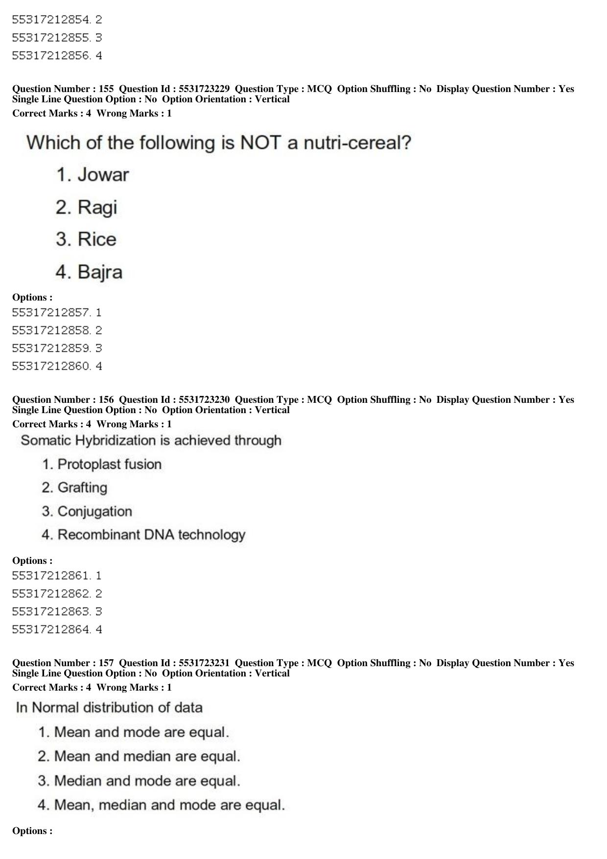 ICAR AIEEA PG 2019 SOCIAL SCIENCES Question Paper - Page 57