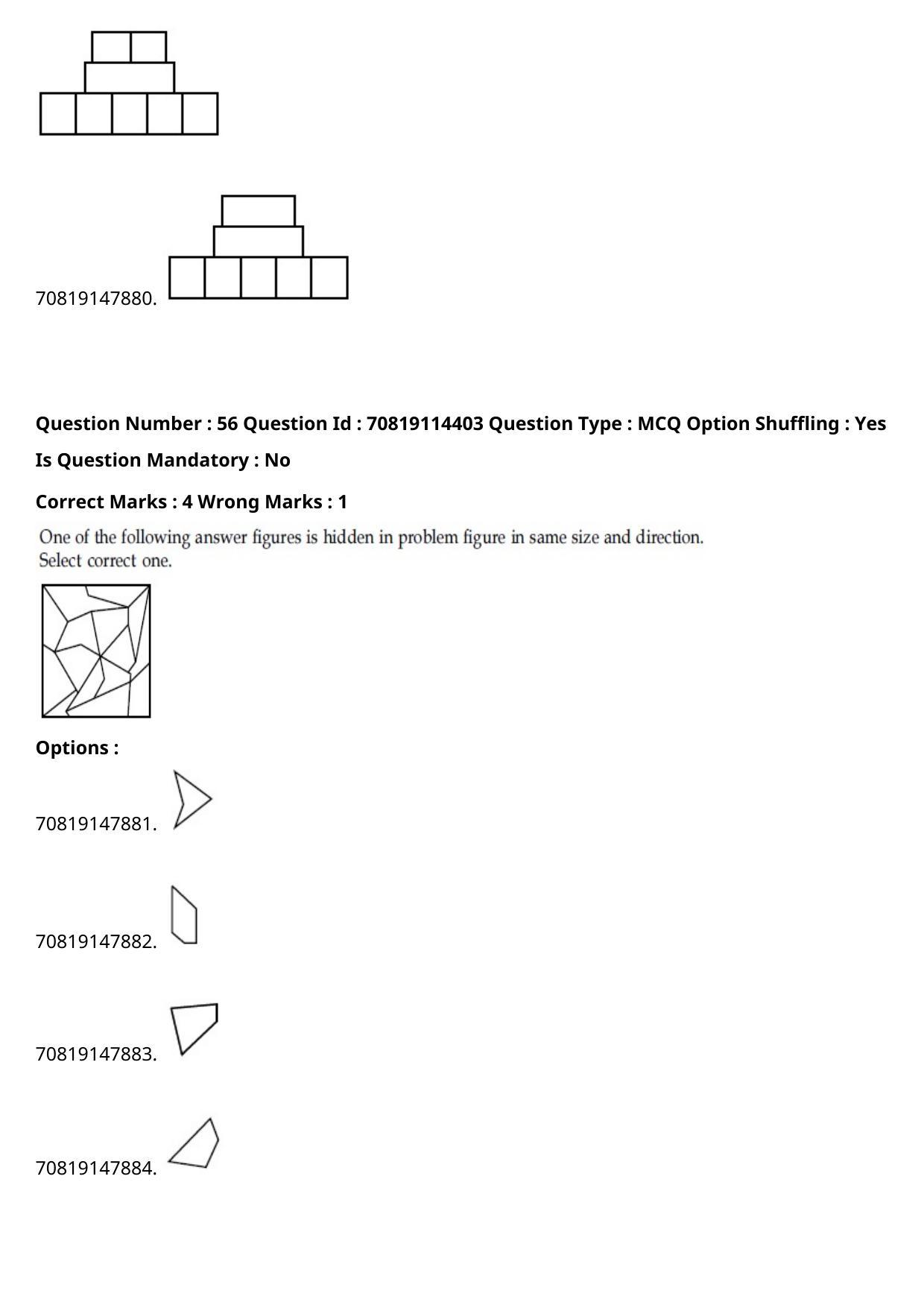 JEE Mains 2021: B.Arch Telugu (Shift 2) 23-02-2021 Question Paper - Page 65