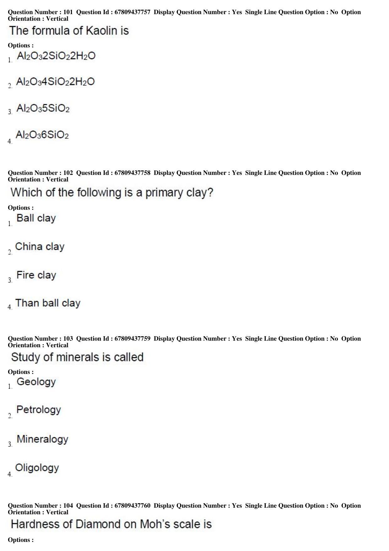 AP ECET 2019 - Ceramic Technology Question Paper With Preliminary Keys Shift1 - Page 36