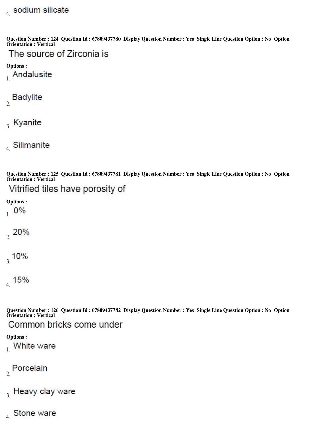 AP ECET 2019 - Ceramic Technology Question Paper With Preliminary Keys Shift1 - Page 43