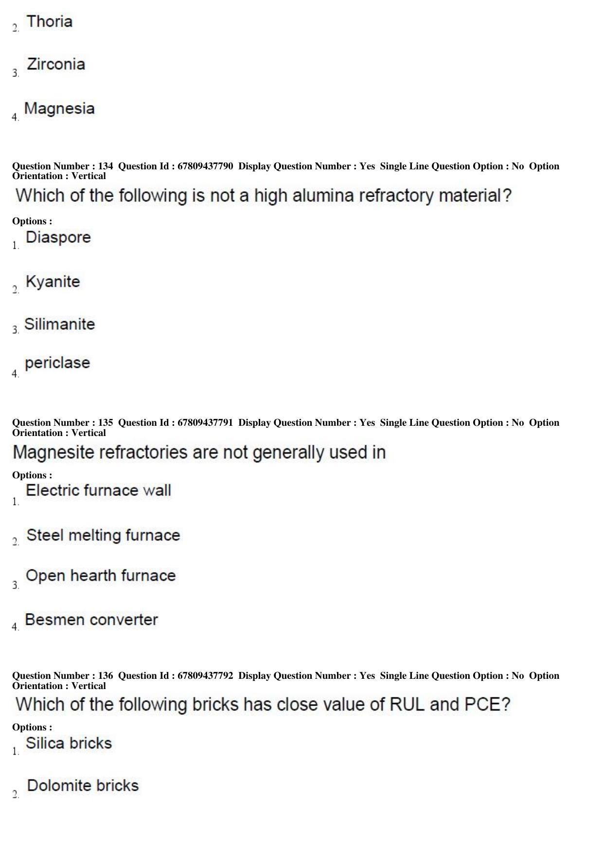 AP ECET 2019 - Ceramic Technology Question Paper With Preliminary Keys Shift1 - Page 46