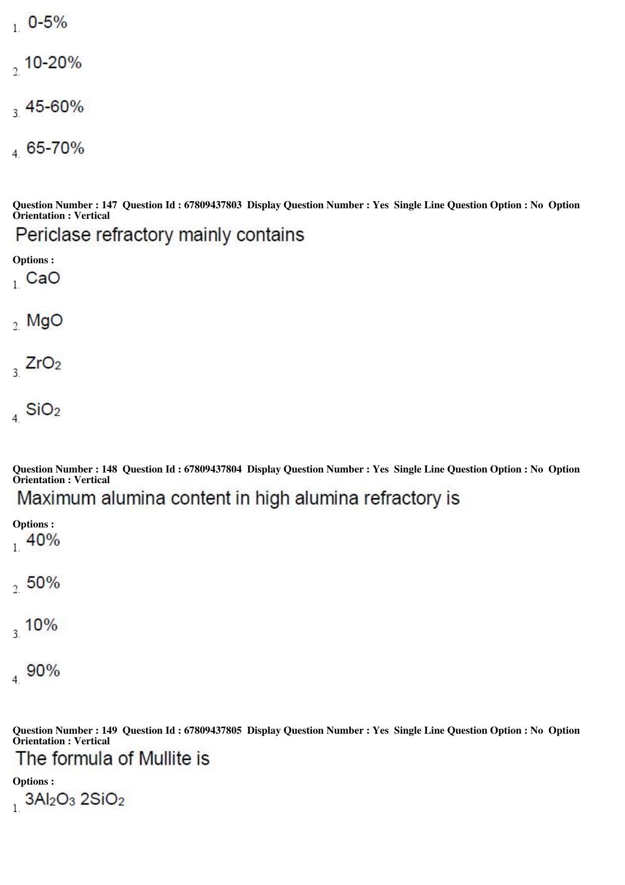 AP ECET 2019 - Ceramic Technology Question Paper With Preliminary Keys Shift1 - Page 50