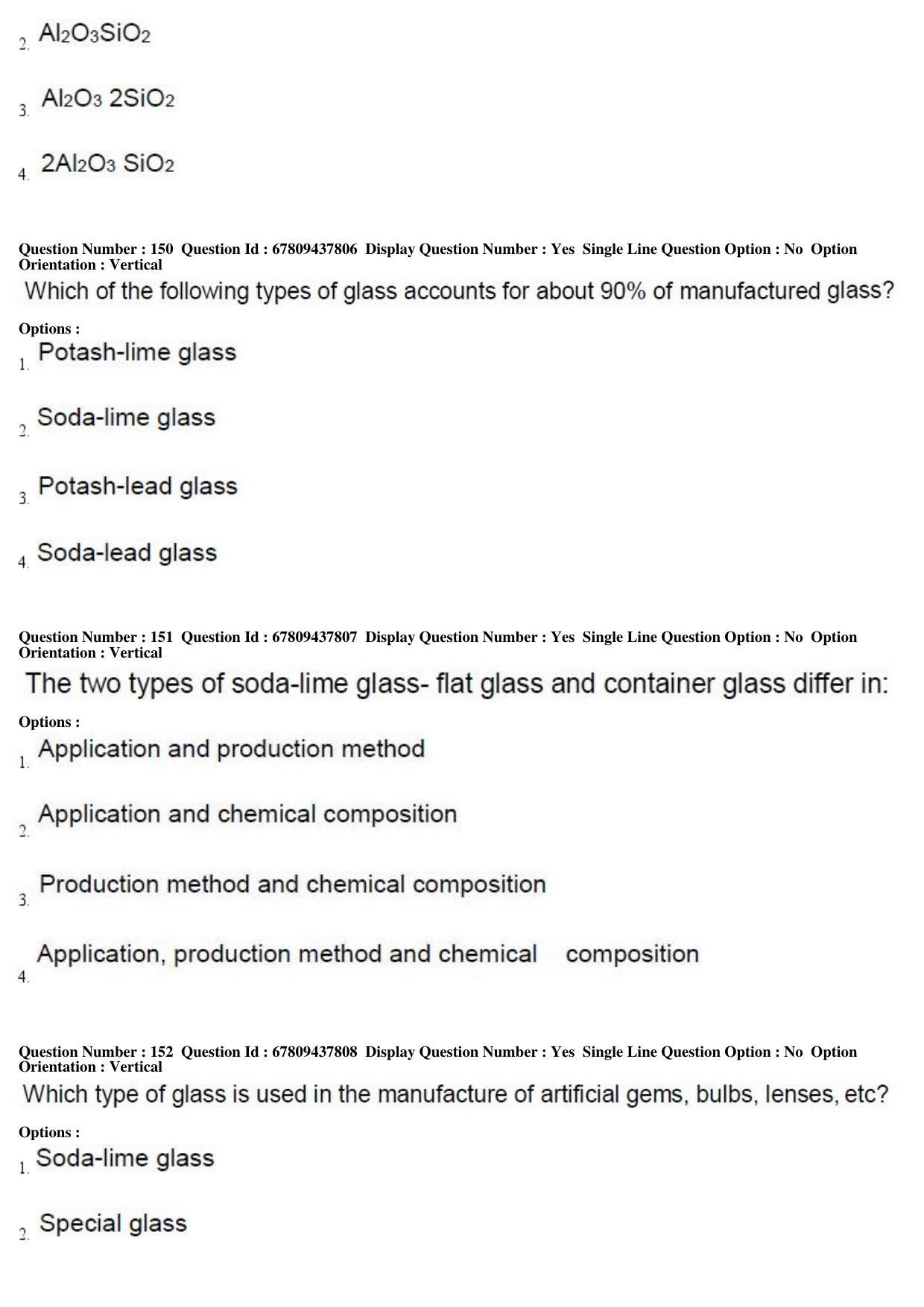 AP ECET 2019 - Ceramic Technology Question Paper With Preliminary Keys Shift1 - Page 51