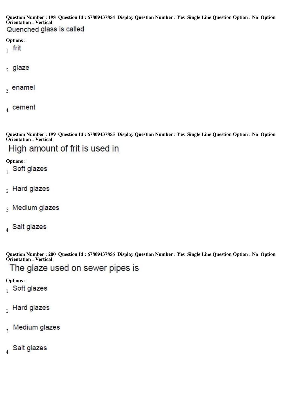 AP ECET 2019 - Ceramic Technology Question Paper With Preliminary Keys Shift1 - Page 66