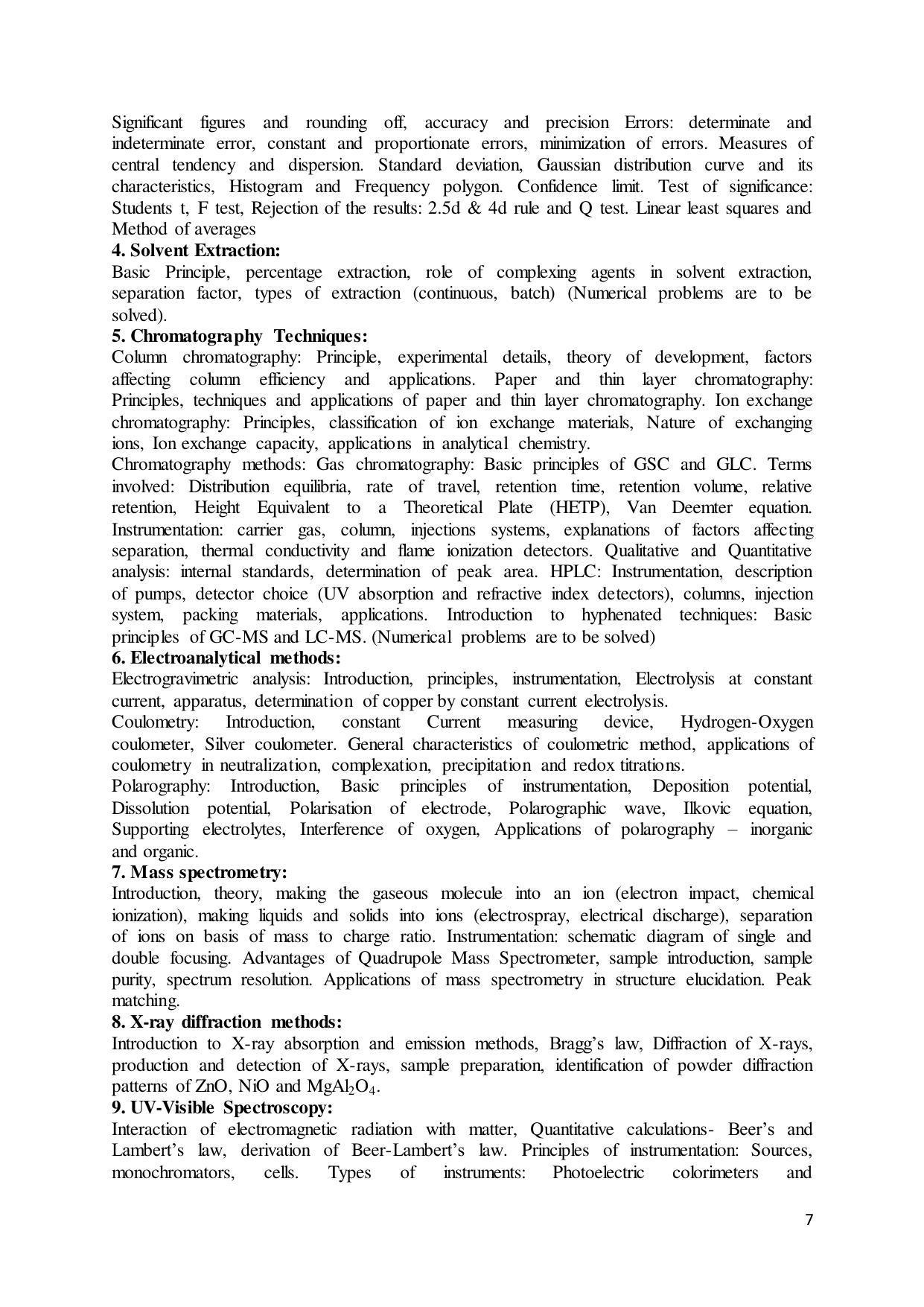 GU ART CDT Chemistry Syllabus - Page 7