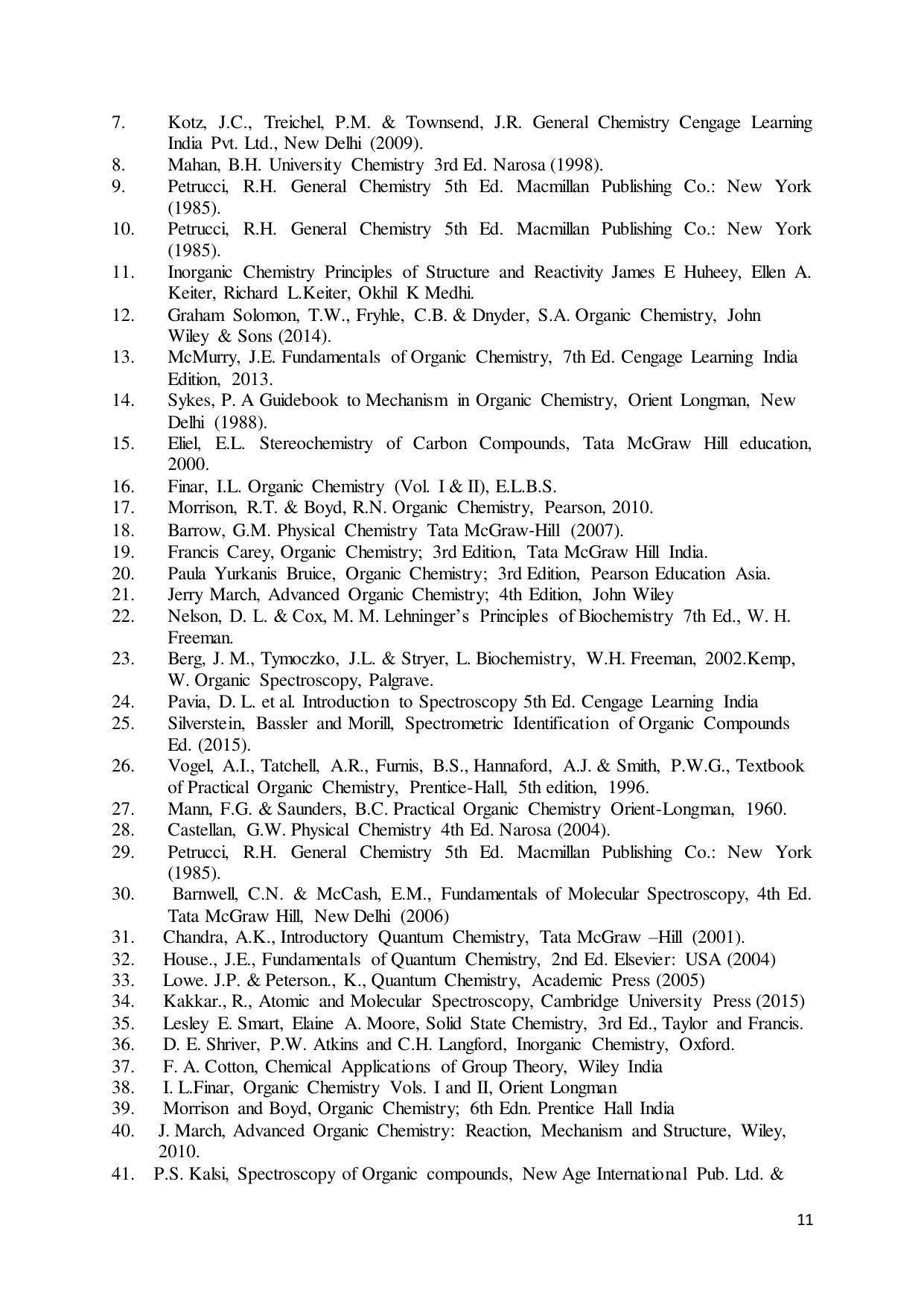 GU ART CDT Chemistry Syllabus - Page 11