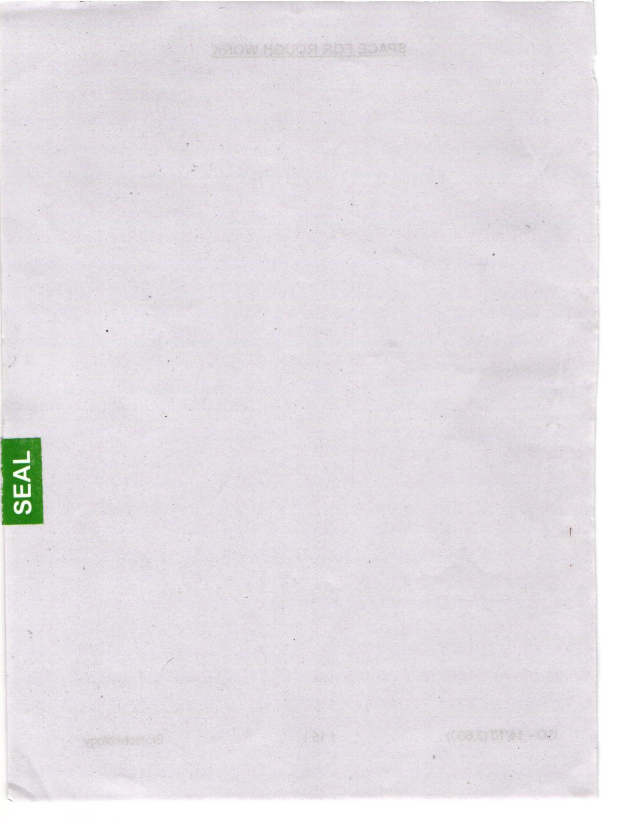 Odisha CPET 2024 BIOTECHNOLOGY Question Paper - Page 16