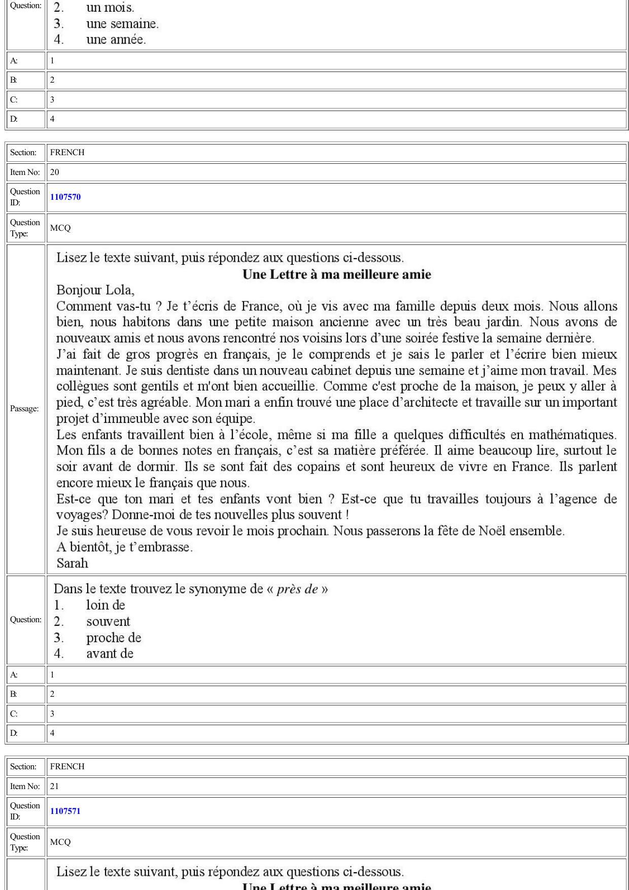 CUET 2022 Question Paper of French - Page 16