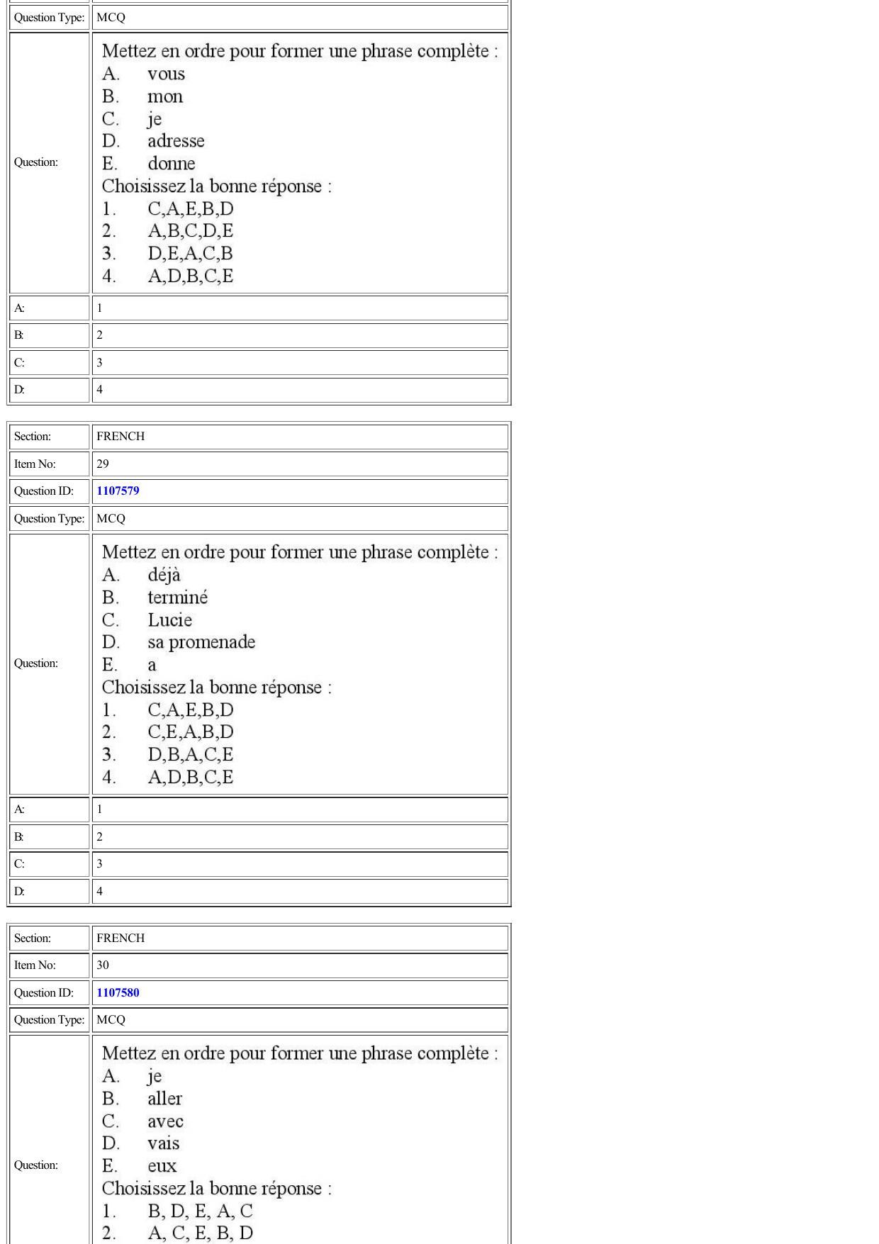 CUET 2022 Question Paper of French - Page 20