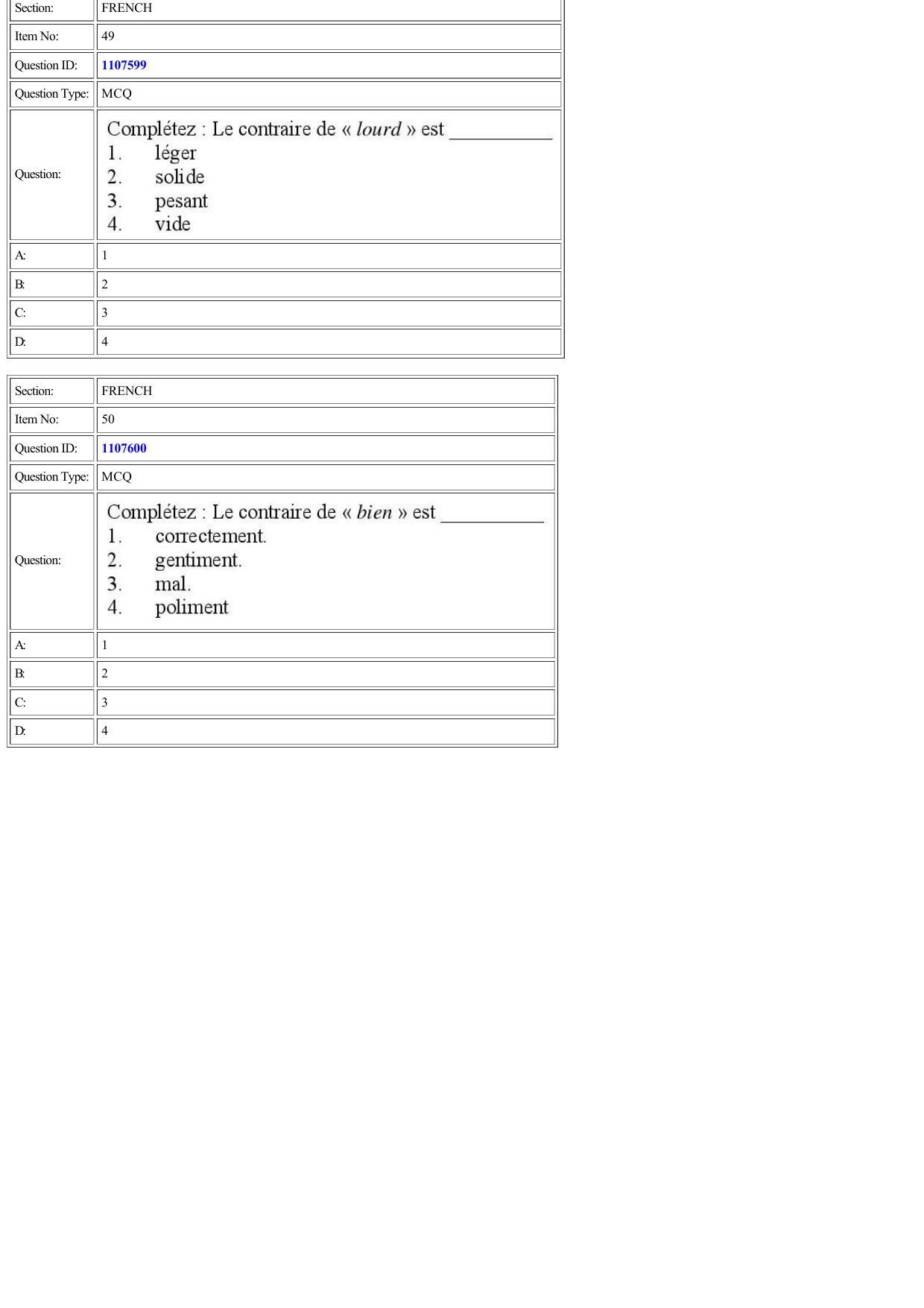 CUET 2022 Question Paper of French - Page 27