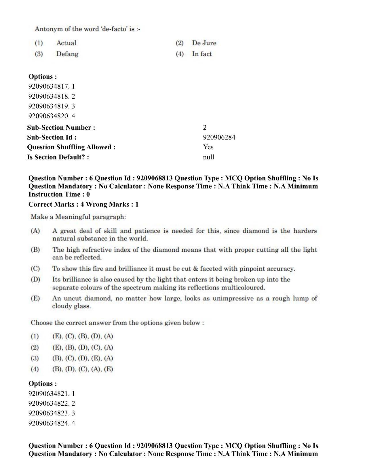 CUET PG 2023: LAQP40 – Santali (Eng.)-Shift 3 (08-06-2023) Question Paper - Page 13