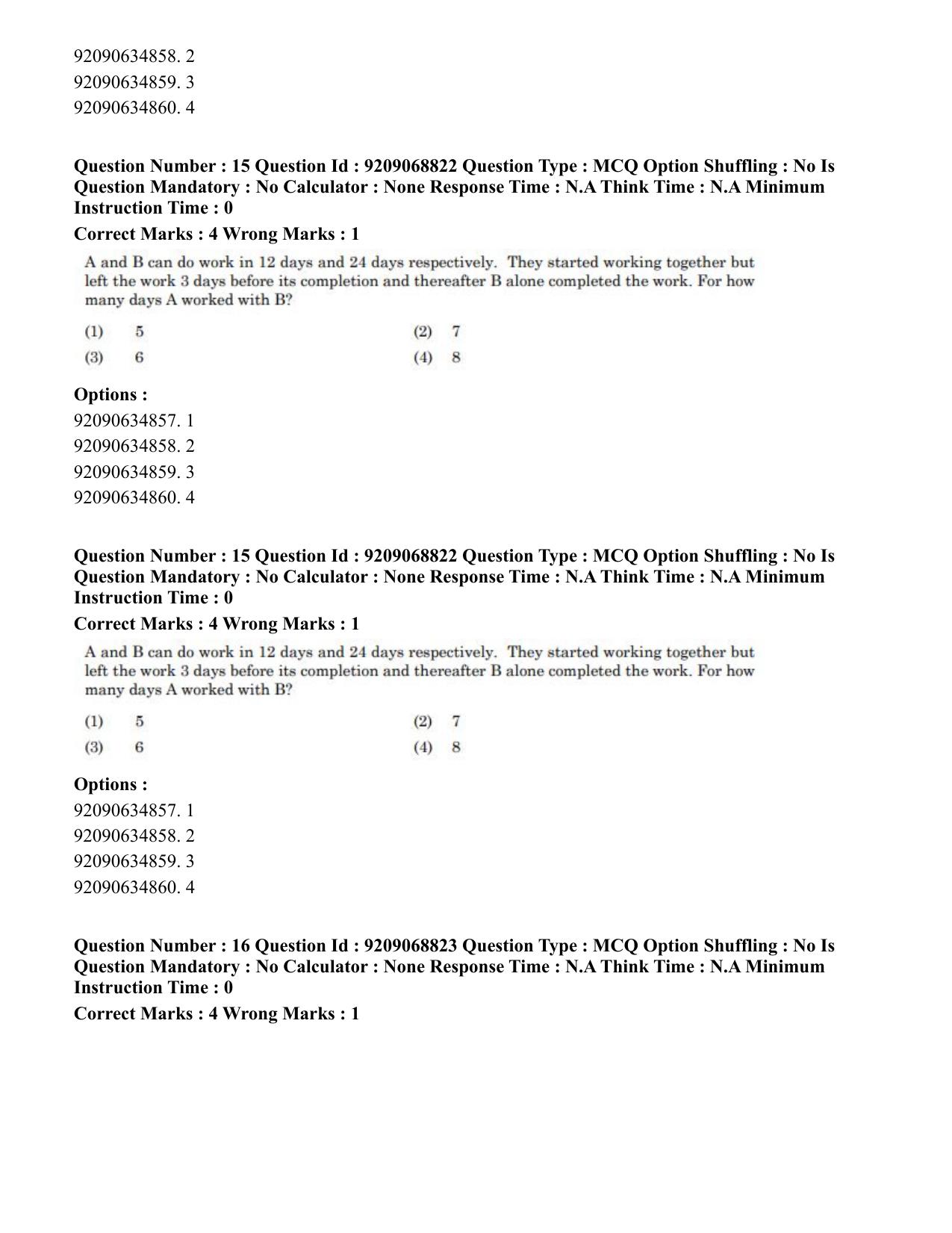CUET PG 2023: LAQP40 – Santali (Eng.)-Shift 3 (08-06-2023) Question Paper - Page 25