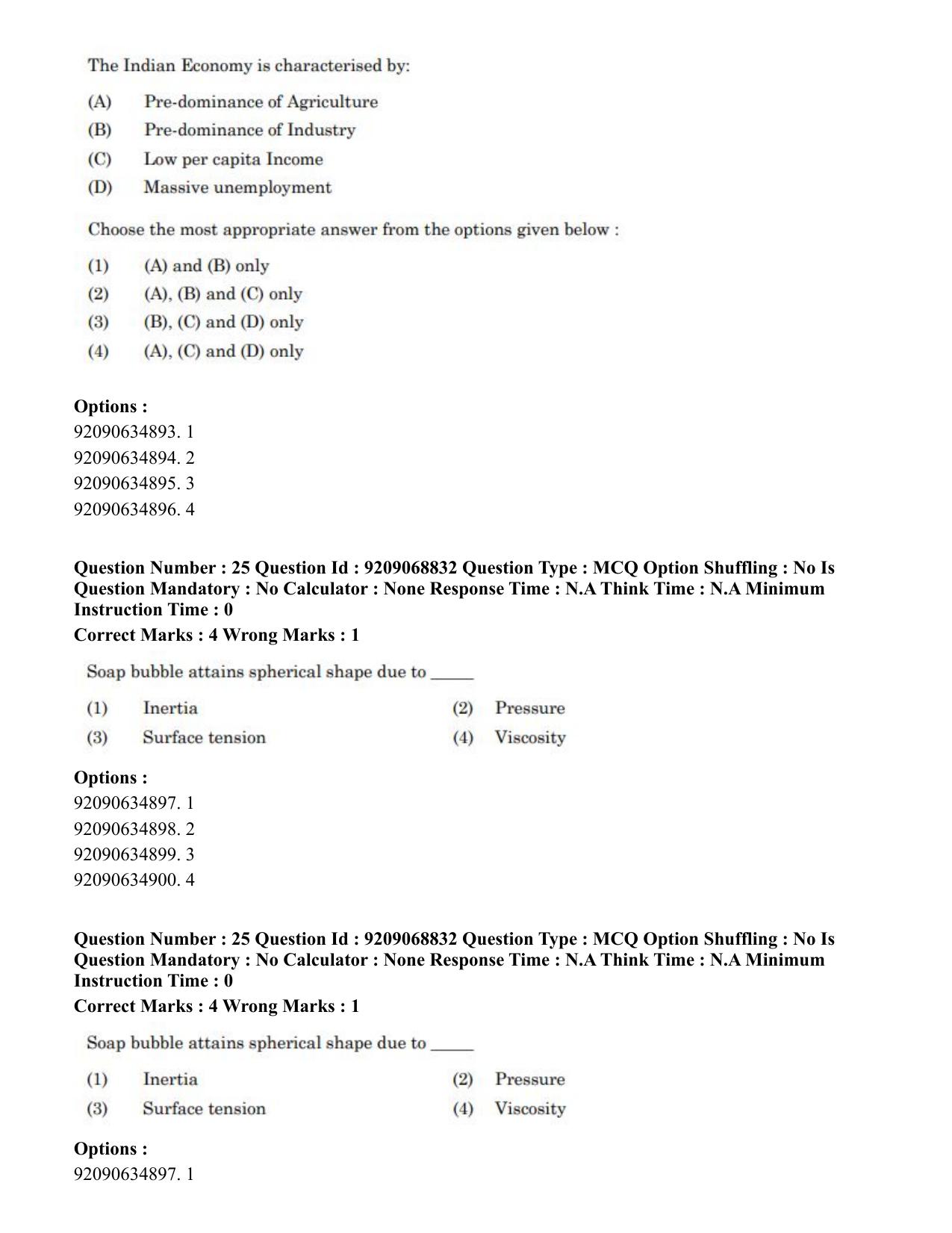 CUET PG 2023: LAQP40 – Santali (Eng.)-Shift 3 (08-06-2023) Question Paper - Page 39