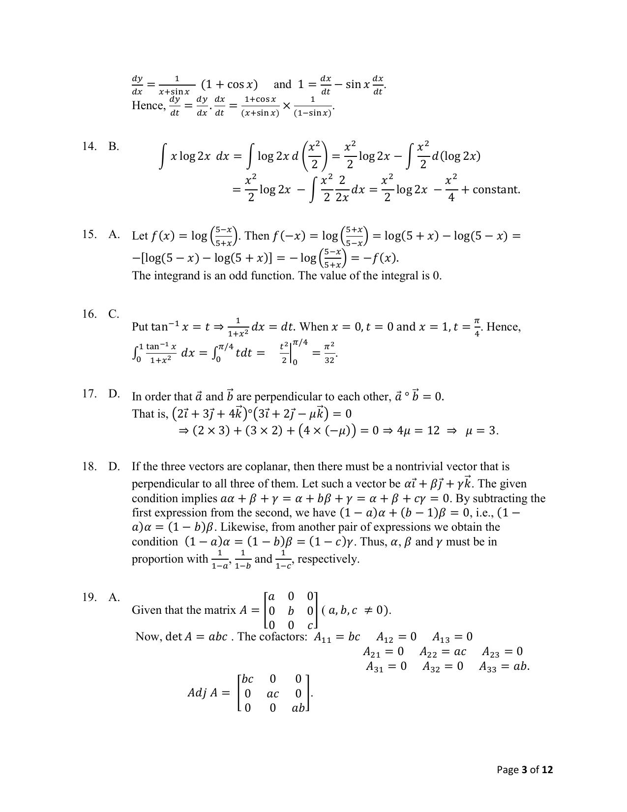 ACET March 2021 Solution - Page 3