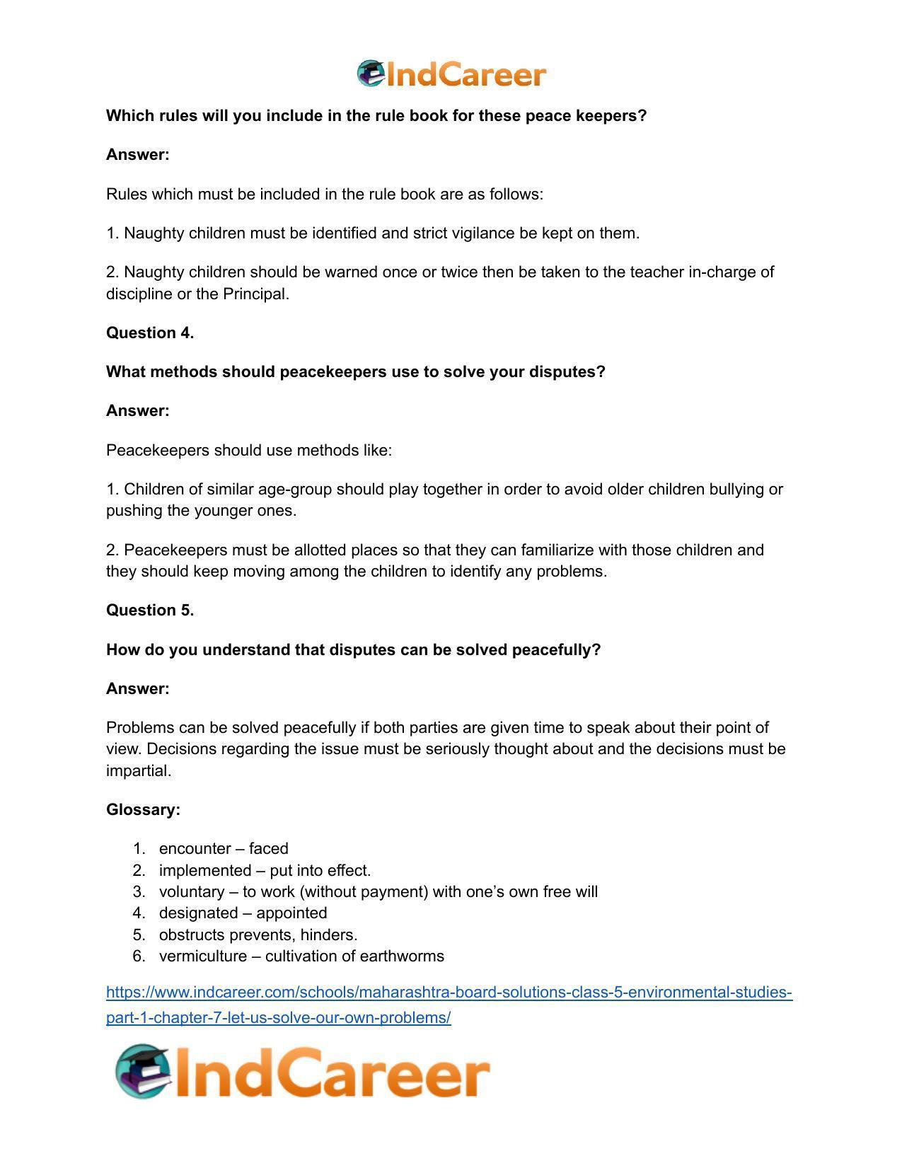 Maharashtra Board Solutions Class 5-Environmental Studies (Part 1): Chapter 7- Let us Solve Our own Problems - Page 16
