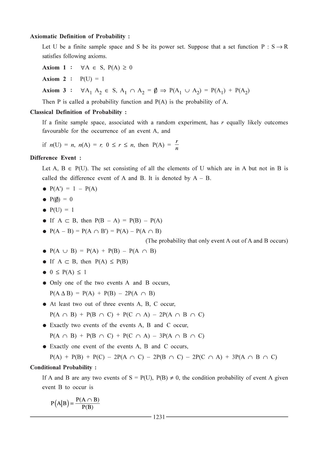 GSEB HSC Maths 1 Question Paper - Chapter 22 - Page 2