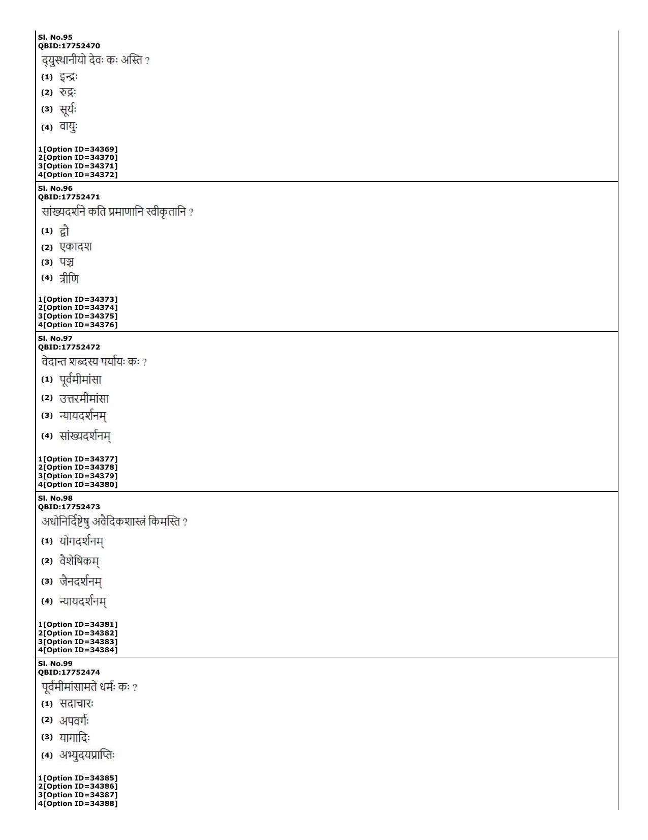 CUET (PG) 2022: PGQP-70 Agama (10-09-2022) Question Paper - Page 24