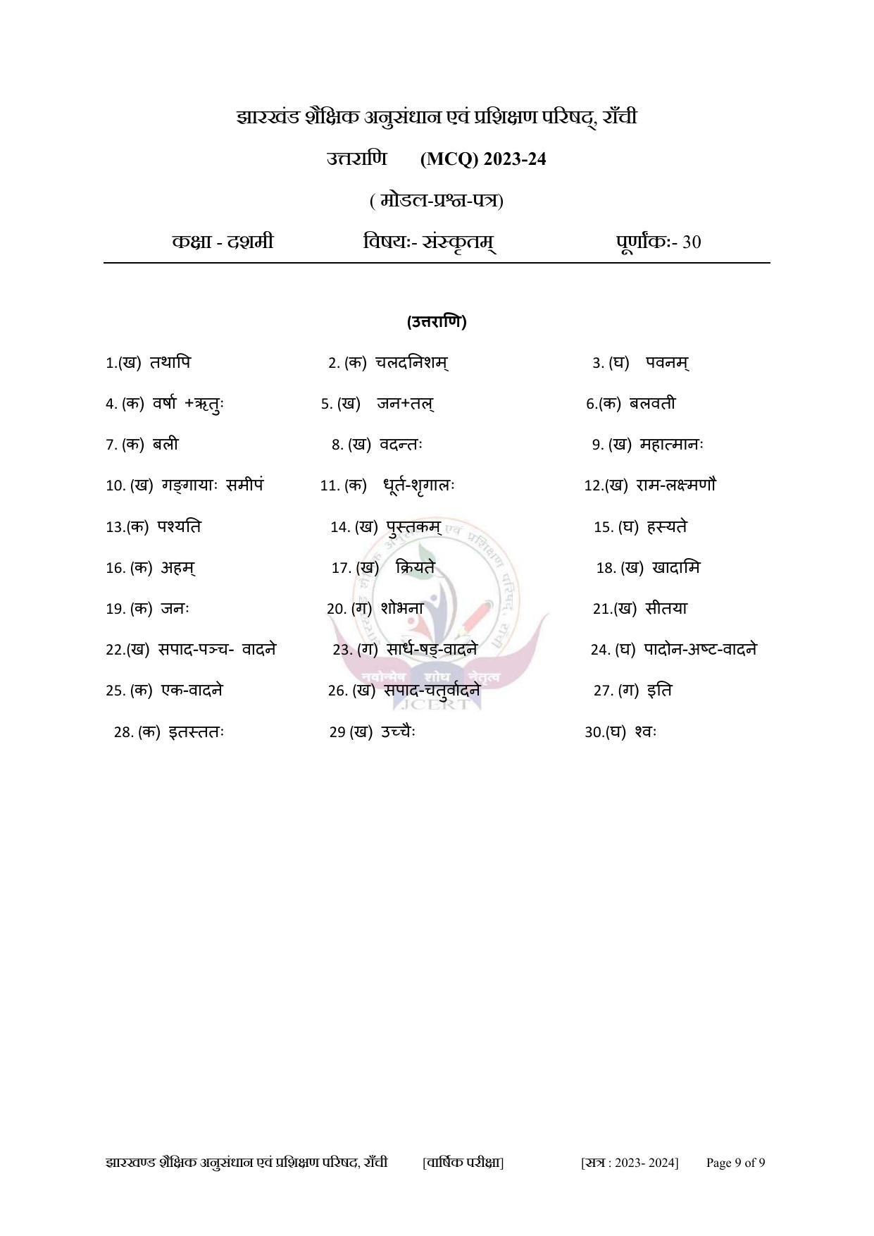 JAC Class 10 2024 Sample Paper (All Subjects) - Page 75