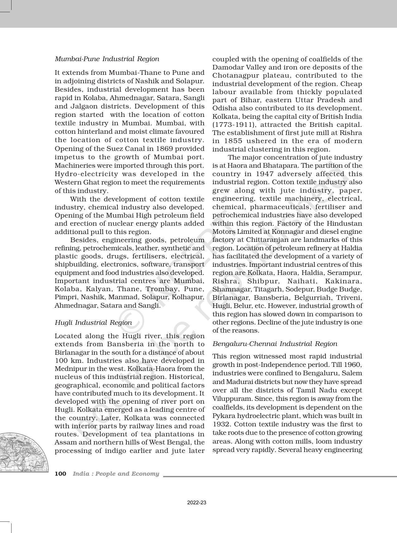 NCERT Book for Class 12 Geography (Part-II) Chapter 8 Manufacturing Industries - Page 16