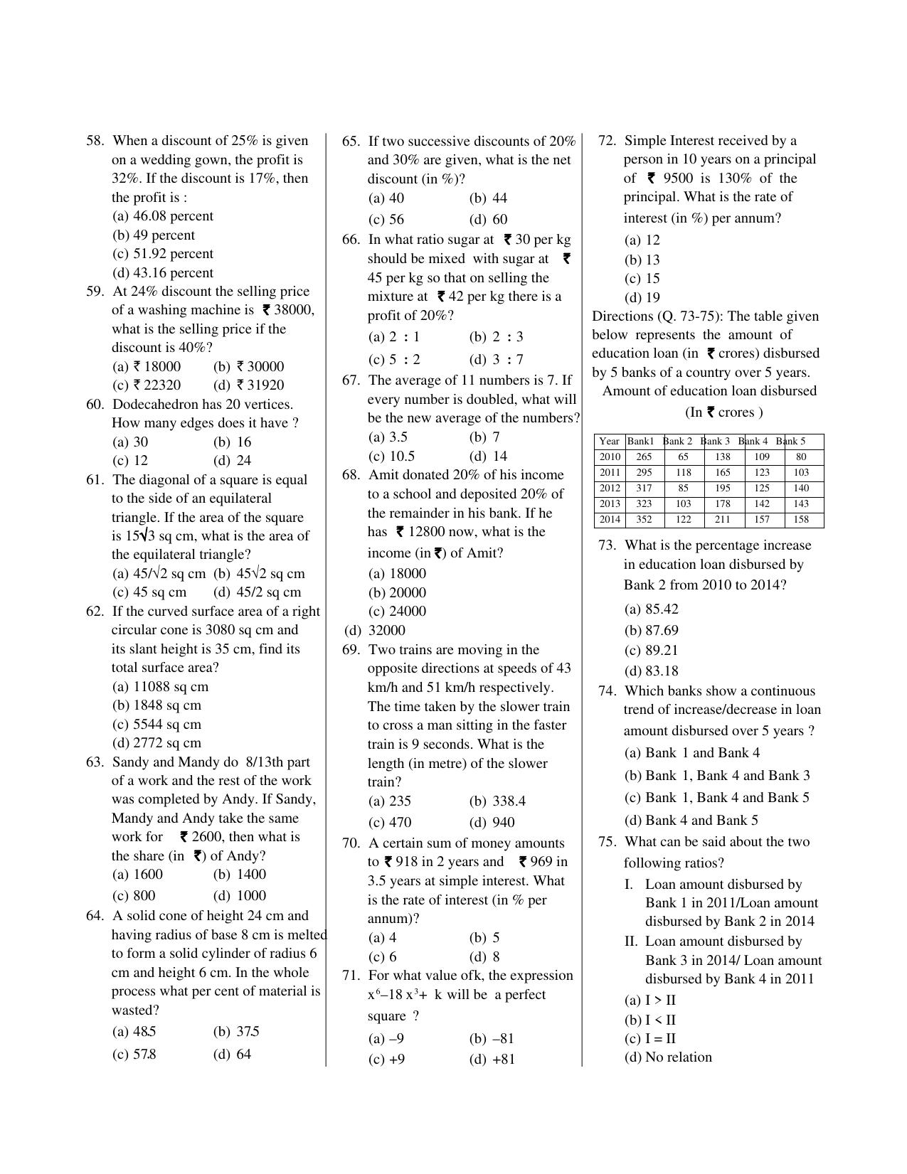 CUET General Knowledge Sample Paper 7 - Page 4