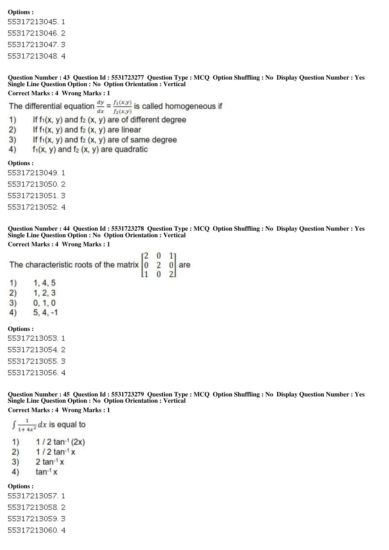 ICAR AIEEA PG 2019 STATISTICAL SCIENCE Question Paper - Page 14