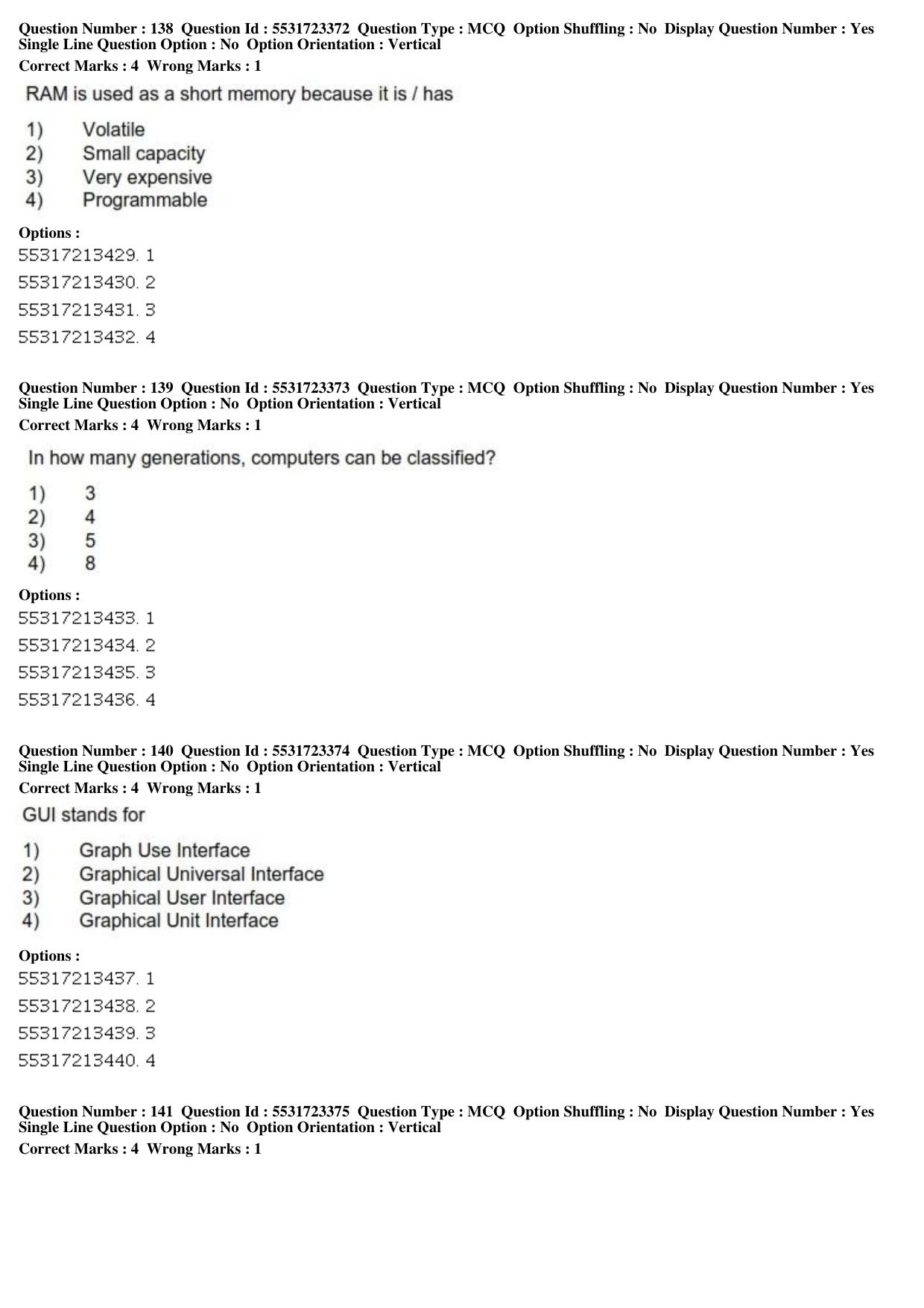 ICAR AIEEA PG 2019 STATISTICAL SCIENCE Question Paper - Page 43