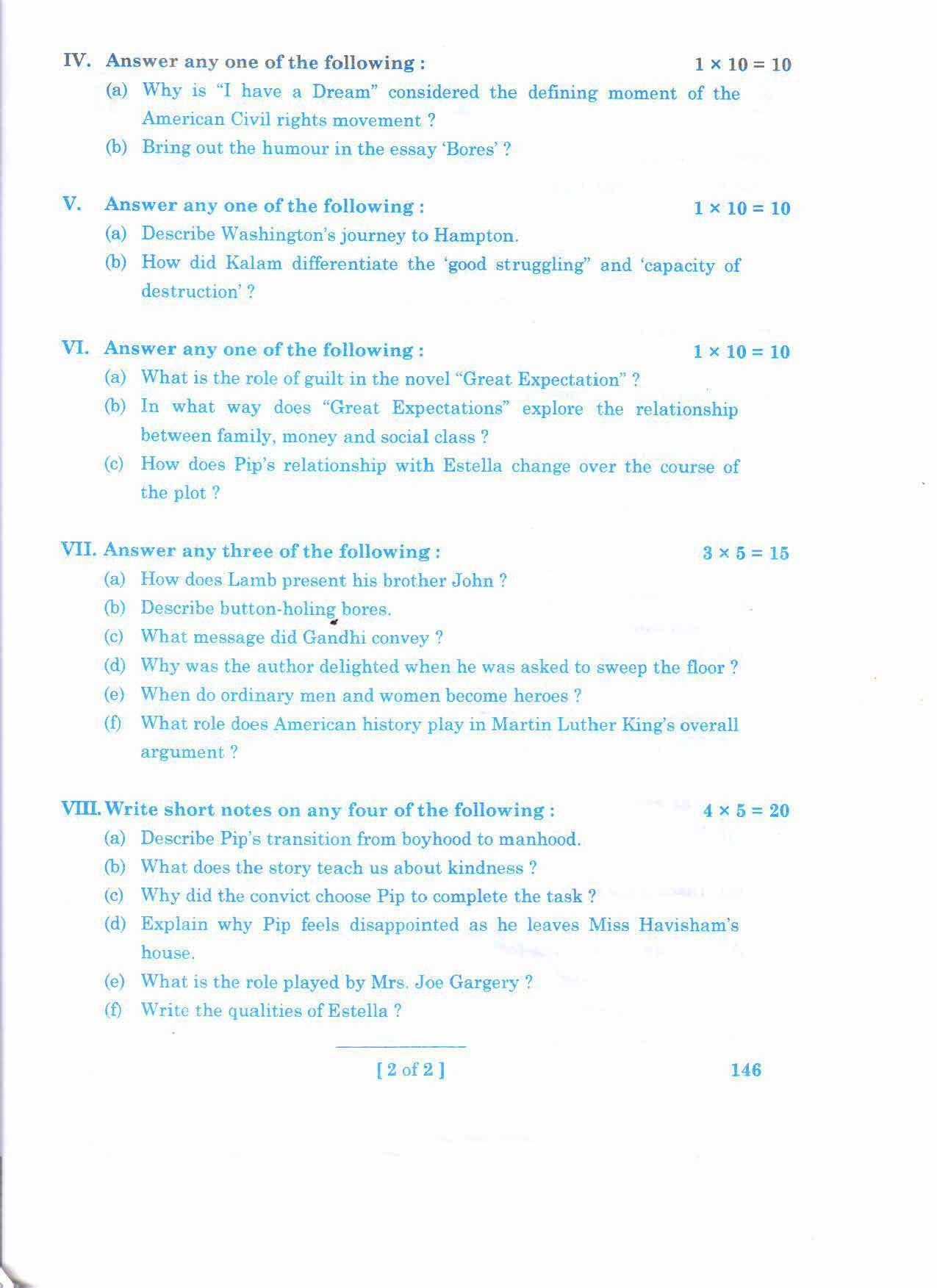 AP 2nd Year General Question Paper March - 2020 - ML ENGLISH-I - Page 2