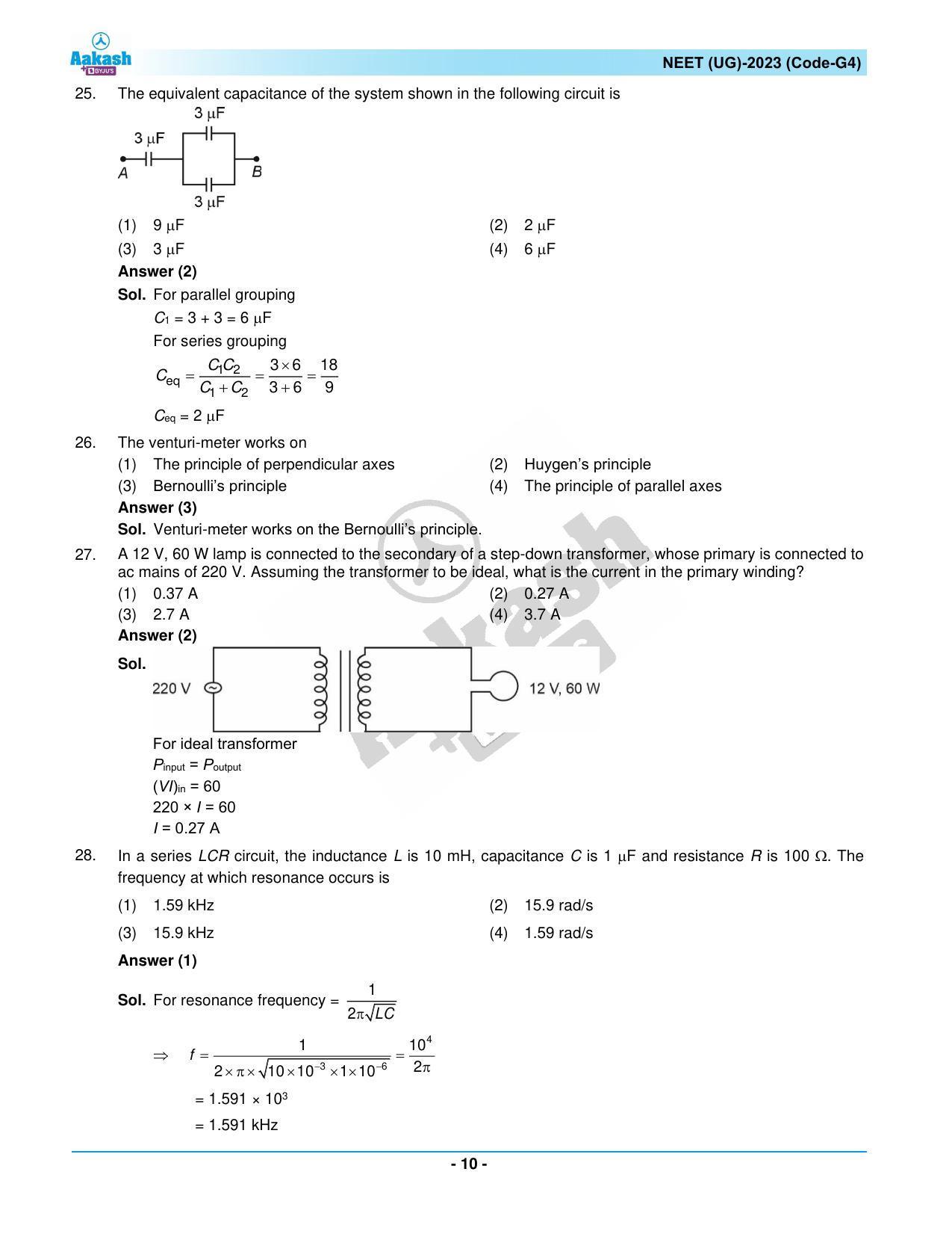 NEET 2023 Question Paper G4 - Page 10