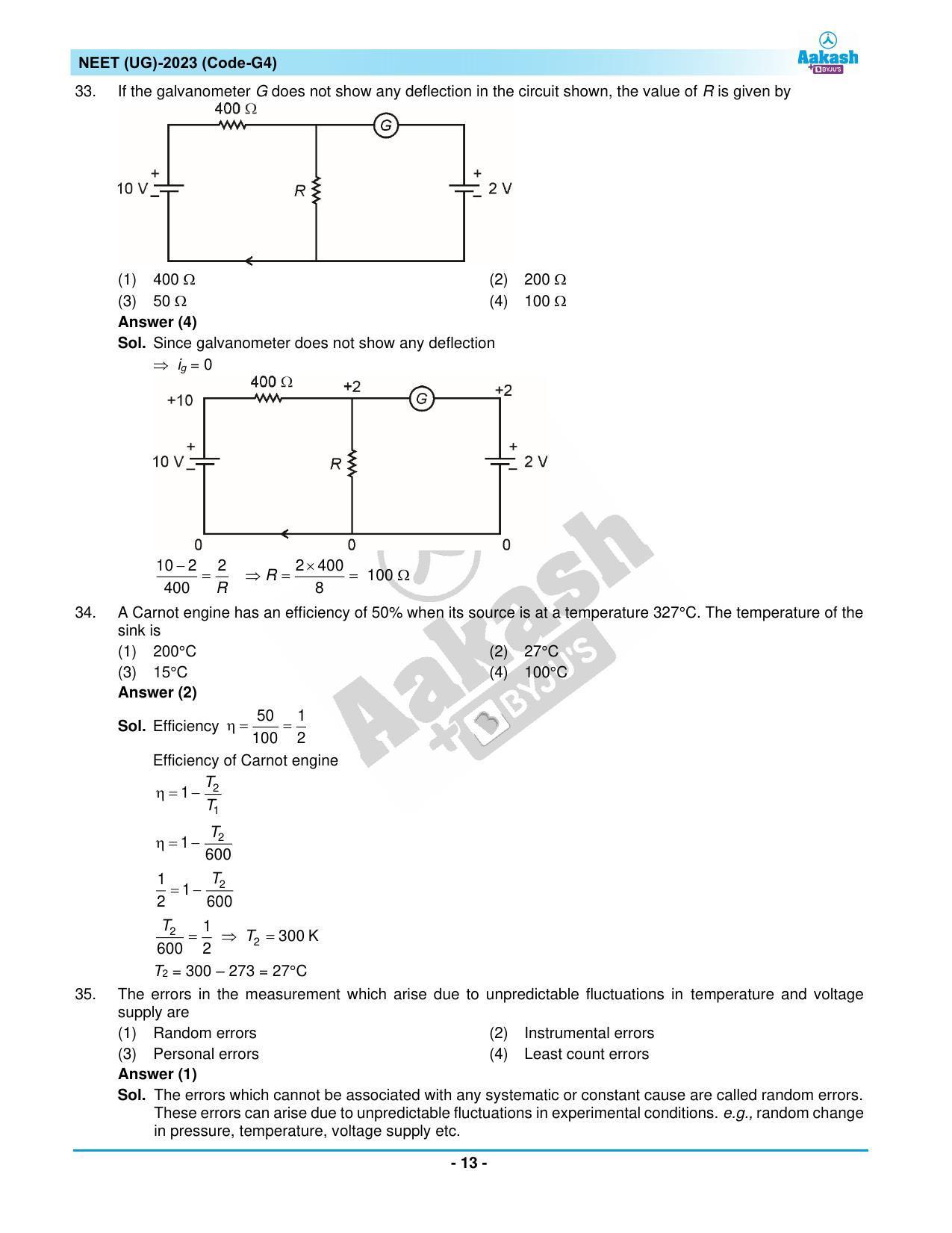 NEET 2023 Question Paper G4 - Page 13