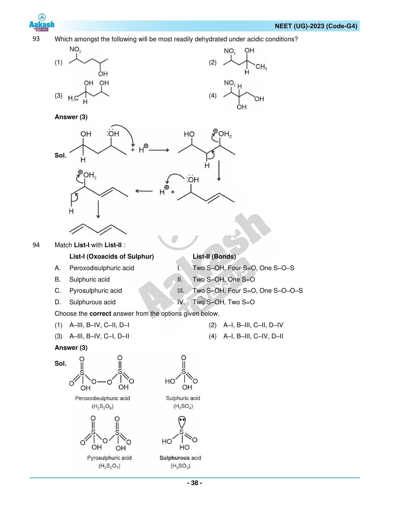 NEET 2023 Question Paper G4 - Page 38
