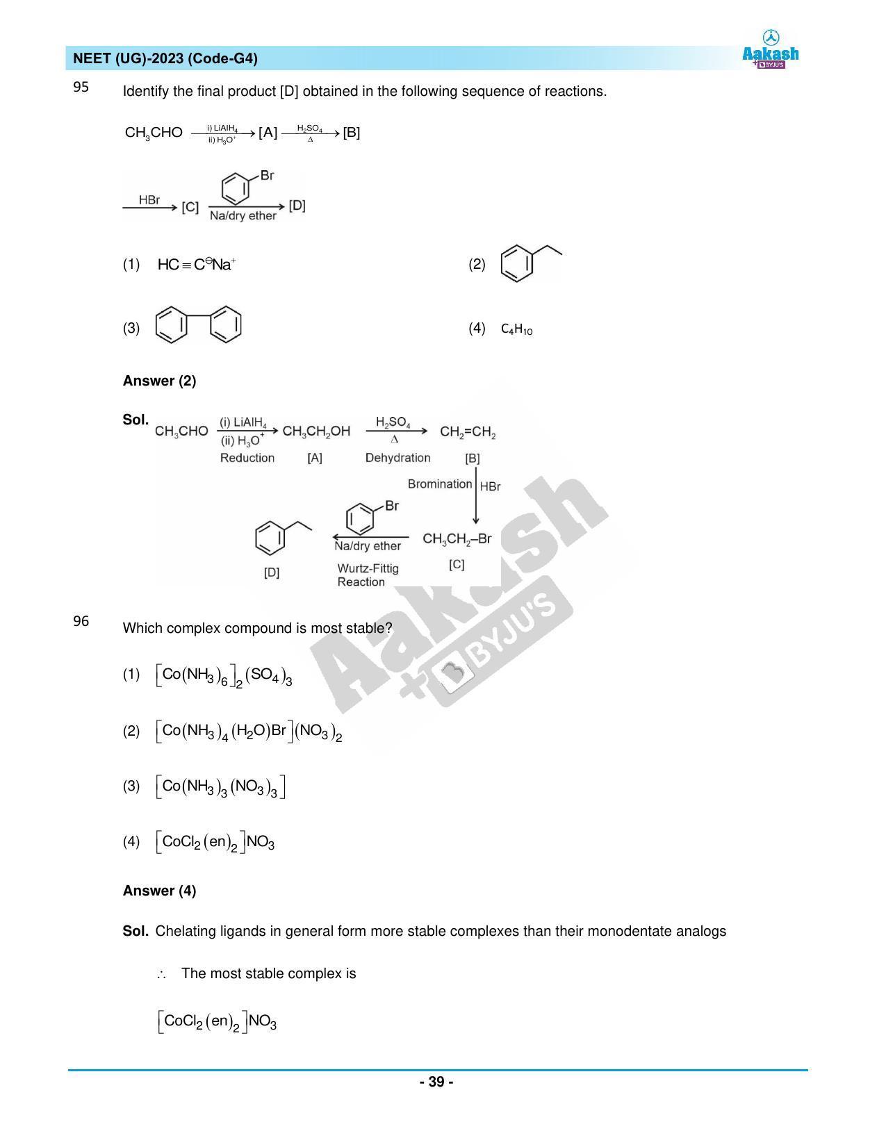 NEET 2023 Question Paper G4 - Page 39