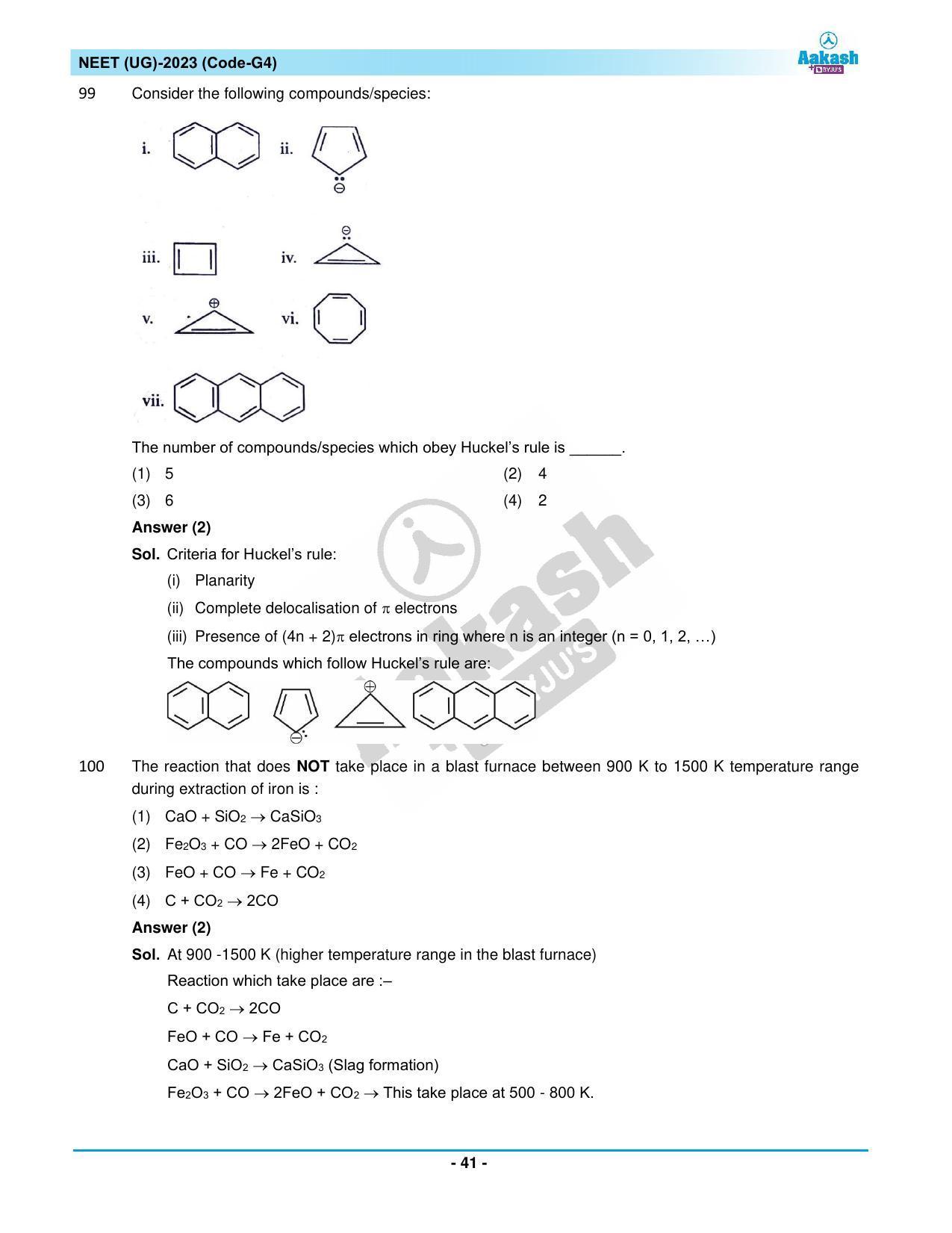 NEET 2023 Question Paper G4 - Page 41