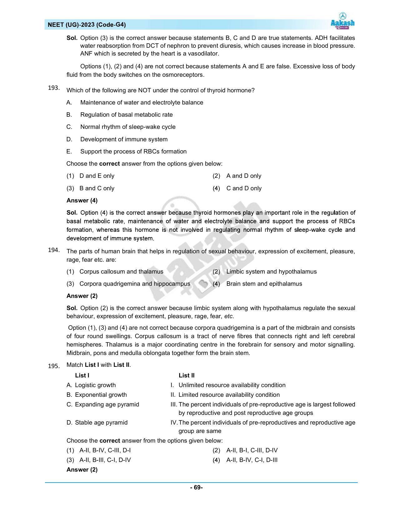 NEET 2023 Question Paper G4 - Page 69