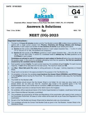 NEET 2023 Question Paper G4