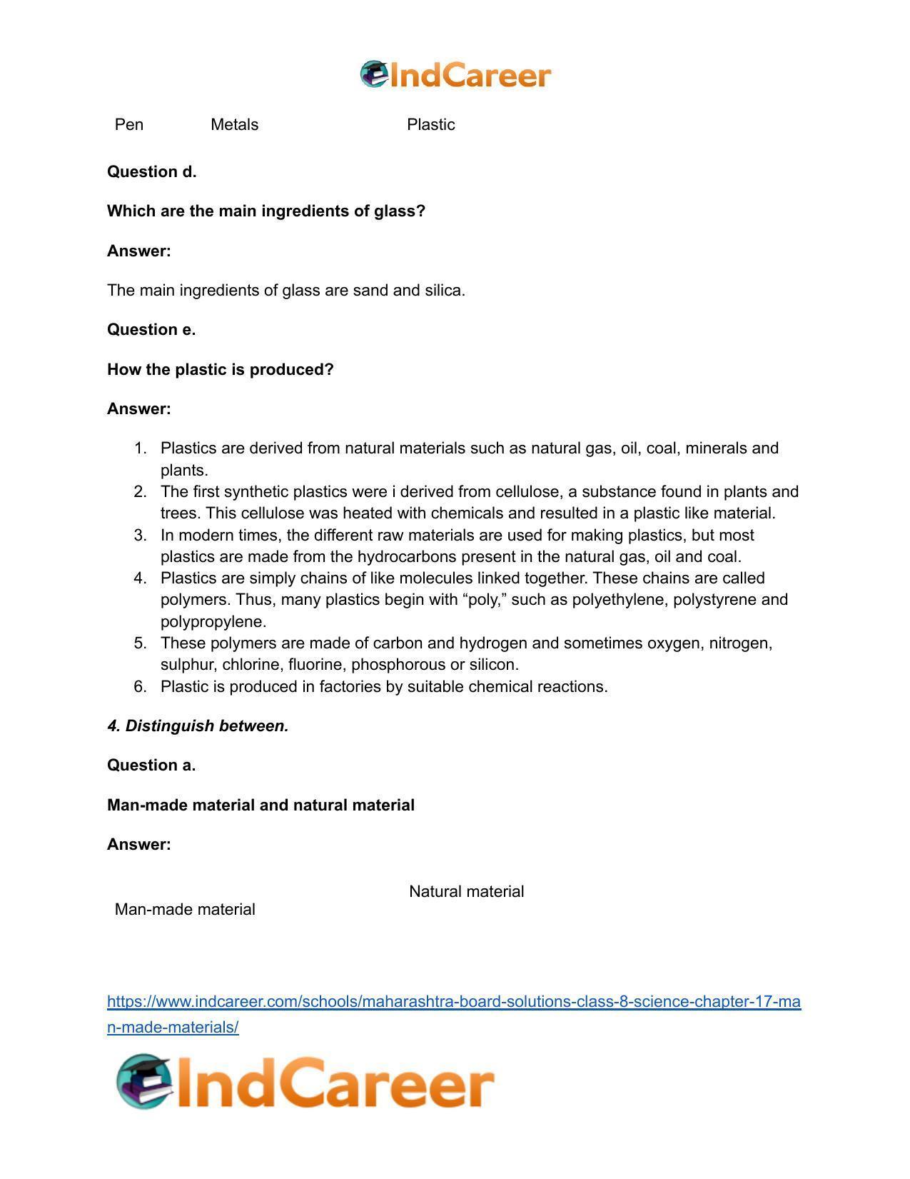 Maharashtra Board Solutions Class 8-Science: Chapter 17- Man-made Materials - Page 5