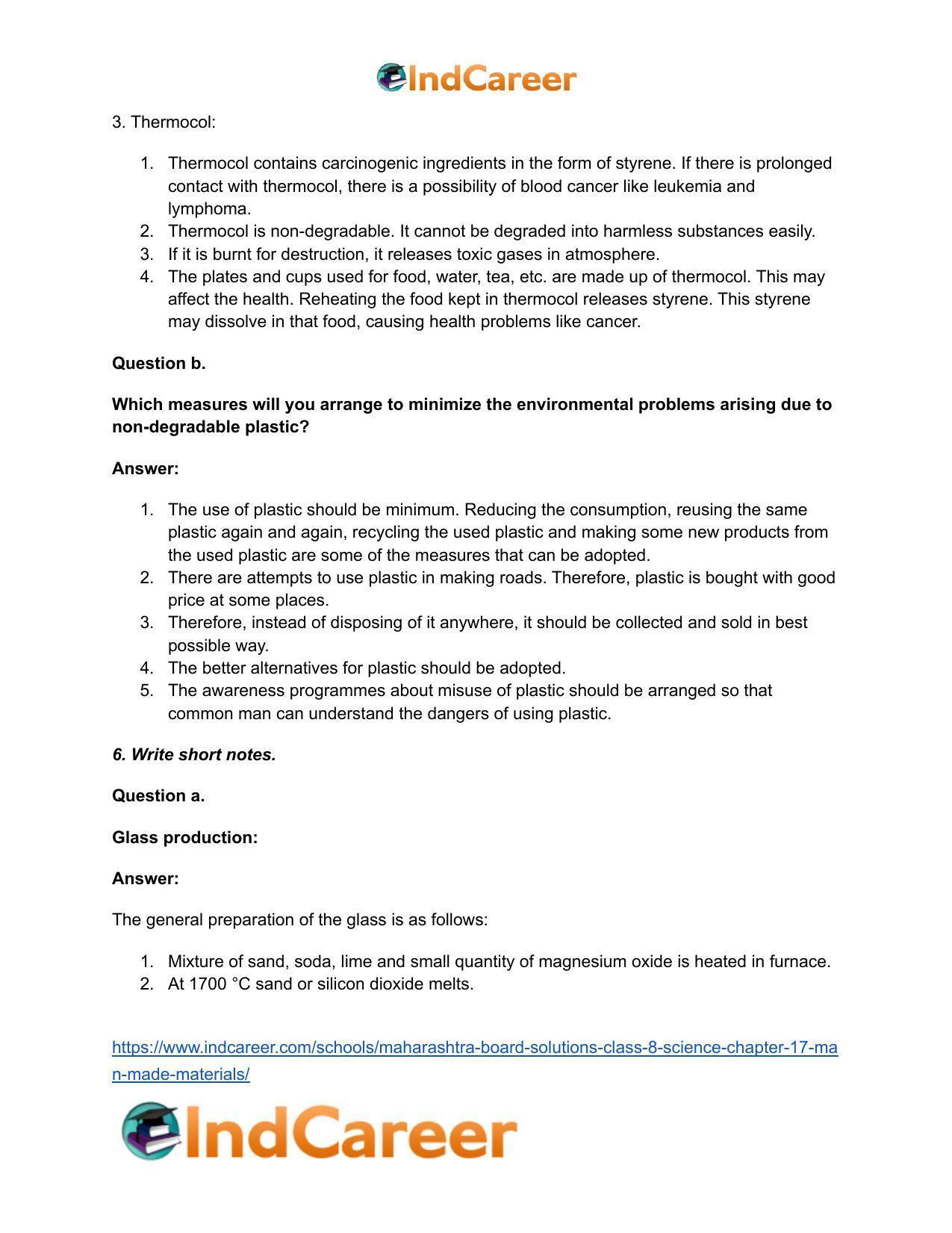 Maharashtra Board Solutions Class 8-Science: Chapter 17- Man-made Materials - Page 8