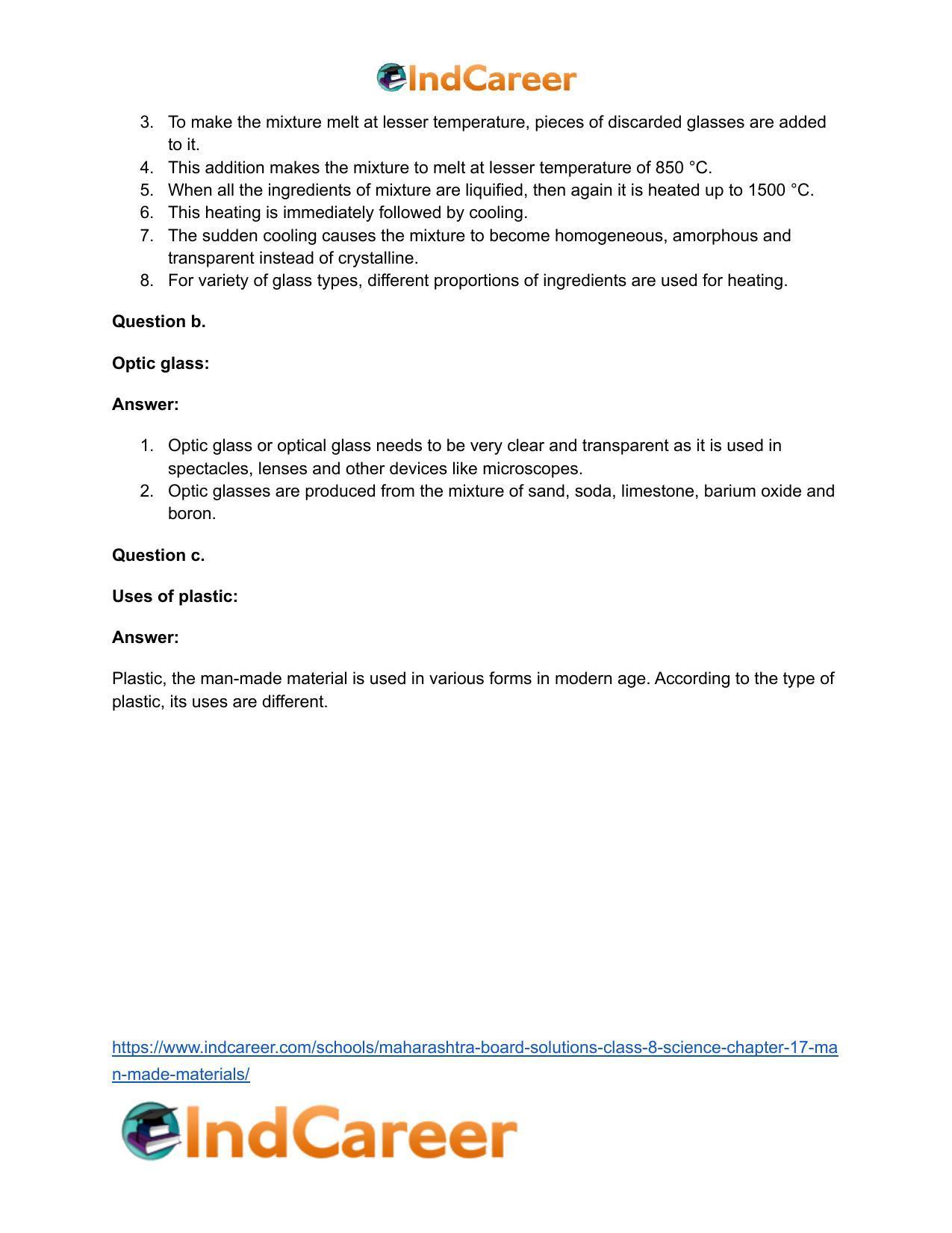 Maharashtra Board Solutions Class 8-Science: Chapter 17- Man-made Materials - Page 9