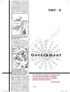 NCERT Book for Class 6 Social Science(Political Science) : Chapter 3-What is Government?