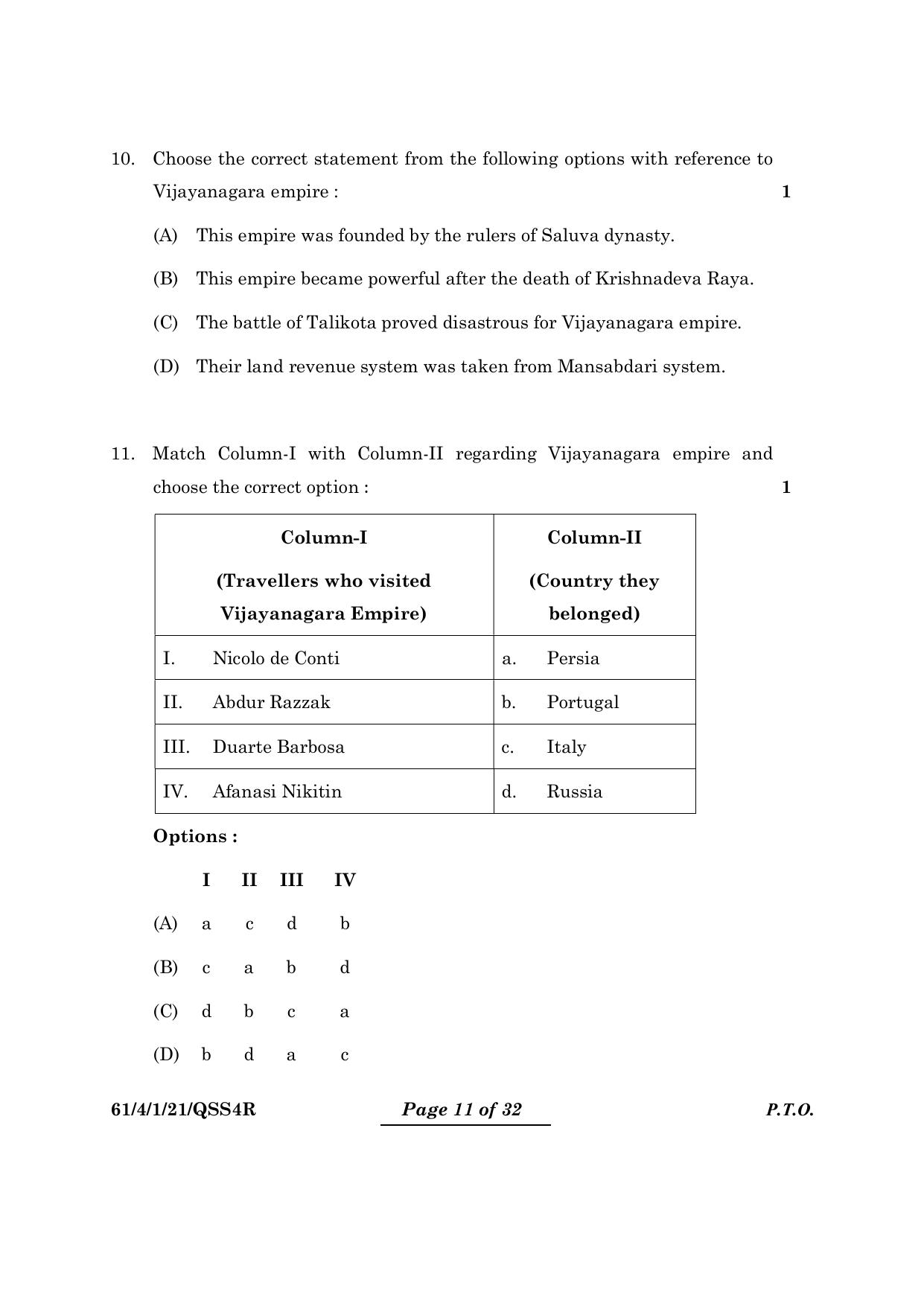CBSE Class 12 61-4-1 History 2024 Question Paper - Page 11