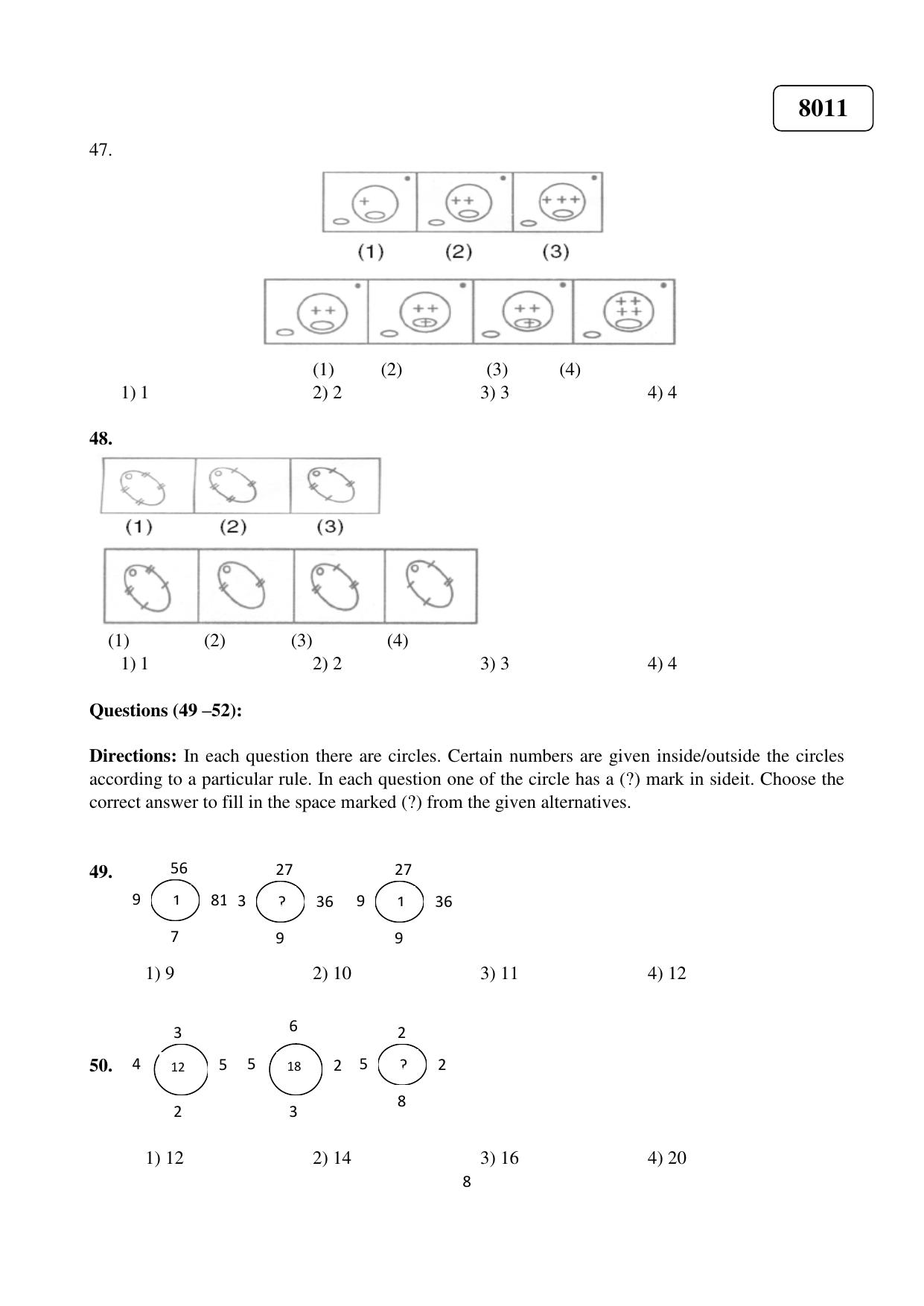 Puducherry NMMS 2020 Question Paper - Page 9