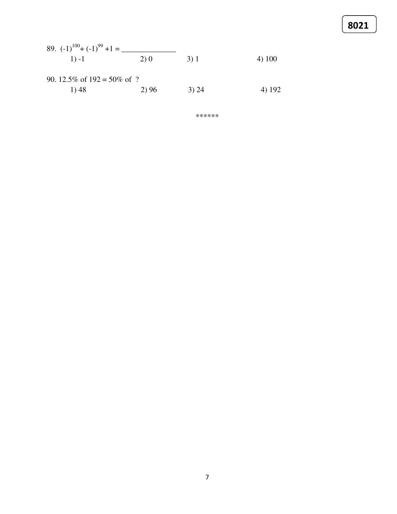 Puducherry NMMS 2020 Question Paper - Page 23