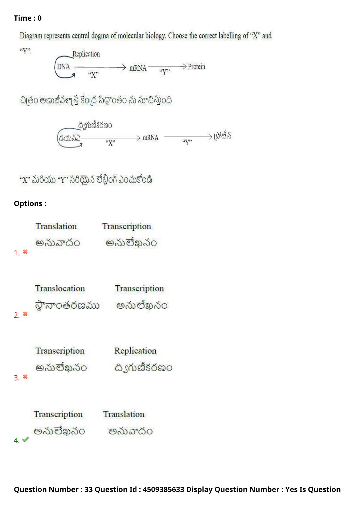AP EAPCET 2024 - 16 May 2024 Forenoon - Master Agriculture & Pharmacy Question Paper With Preliminary Keys - Page 32