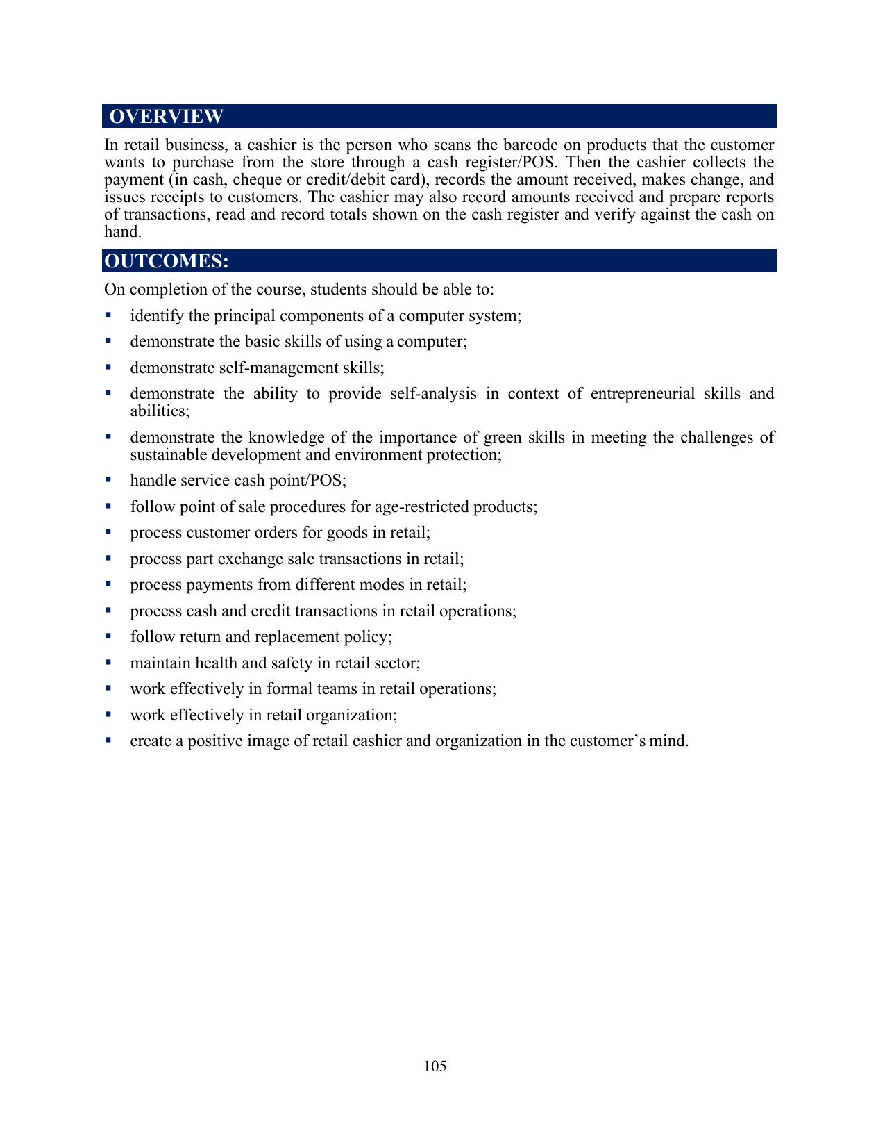 ICSE Cashier Syllabus 2026 - Page 2