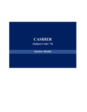 ICSE Cashier Syllabus 2026
