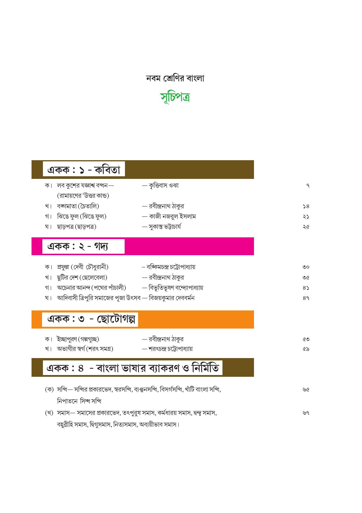 Tripura Board Class 9 Bengali Workbooks - Page 5