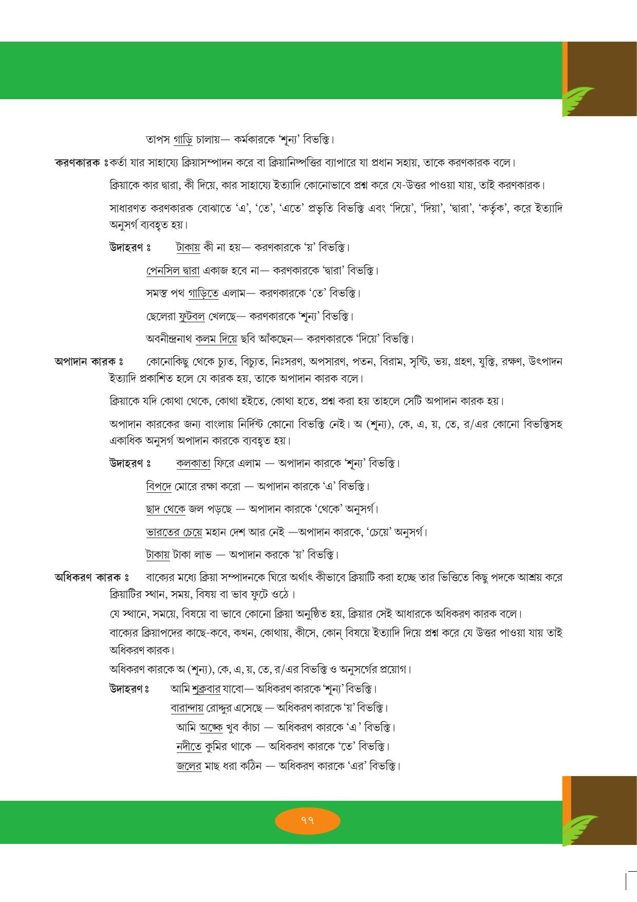 Tripura Board Class 9 Bengali Workbooks - Page 77