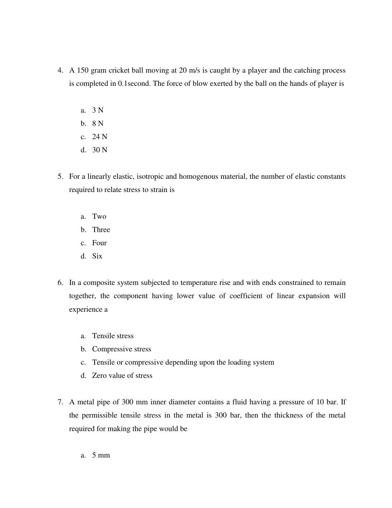 OJEE 2015 PGAT_MECH Question Paper - Page 2