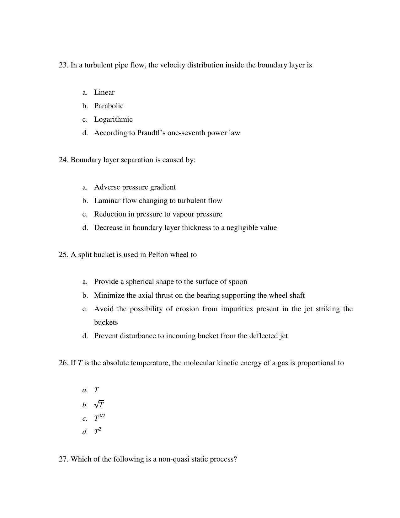 OJEE 2015 PGAT_MECH Question Paper - Page 7
